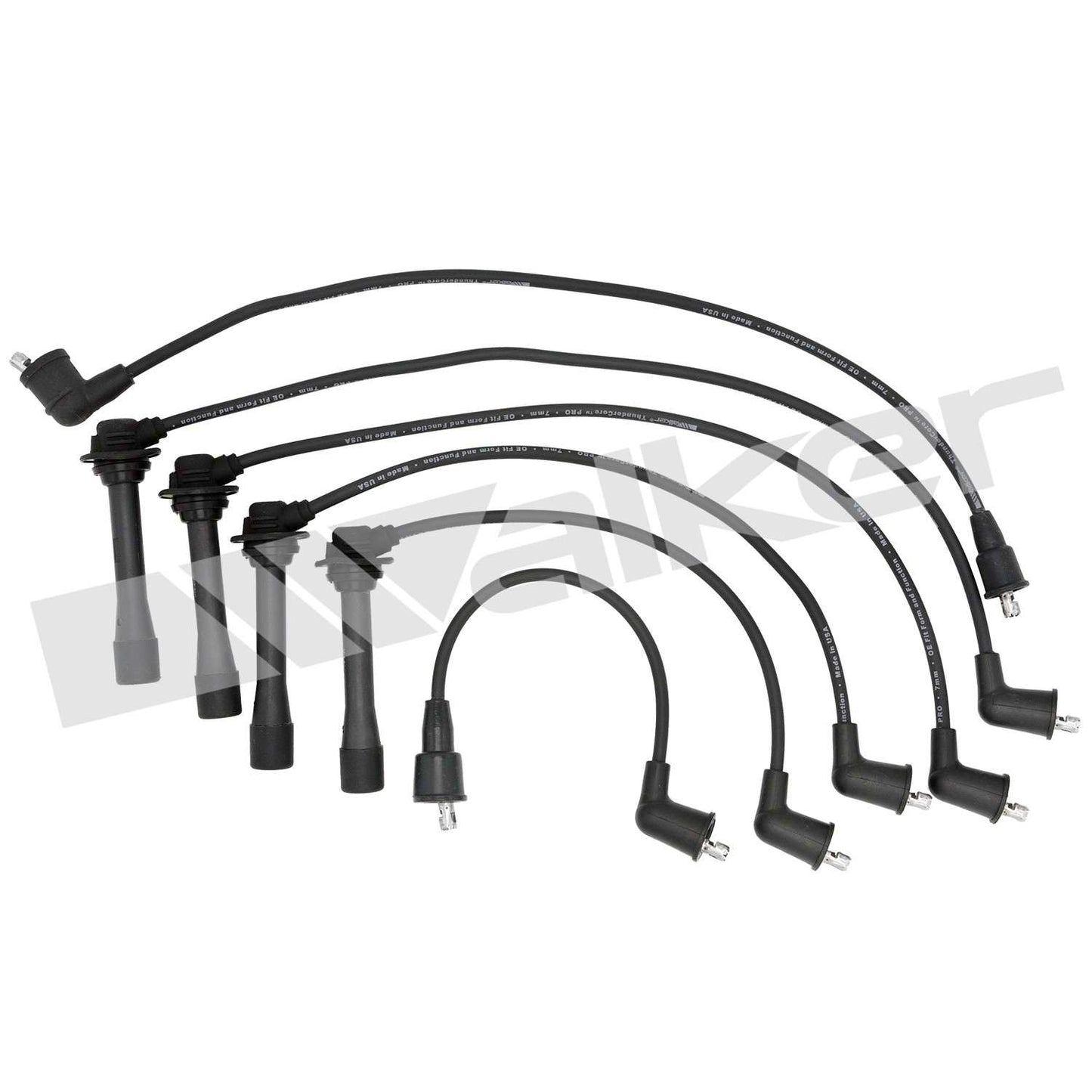 Walker Products ThunderCore PRO 924-1111 Spark Plug Wire Set 7MM 4-CYL 924-1111