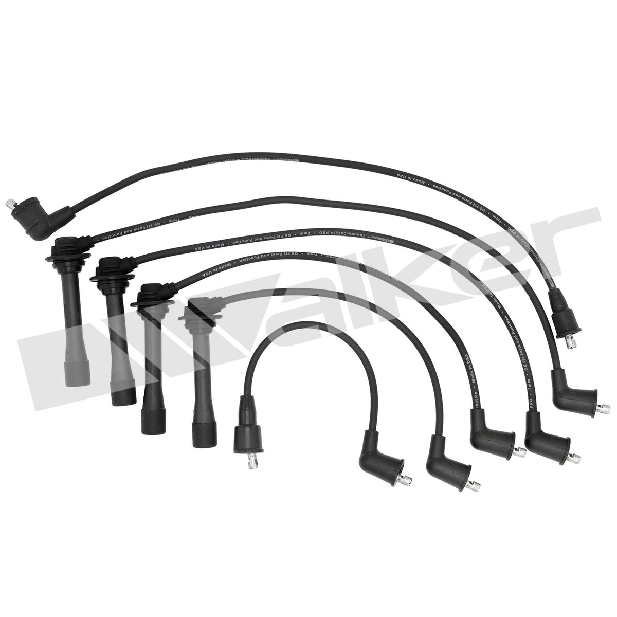 Walker Products ThunderCore PRO 924-1111 Spark Plug Wire Set 7MM 4-CYL 924-1111