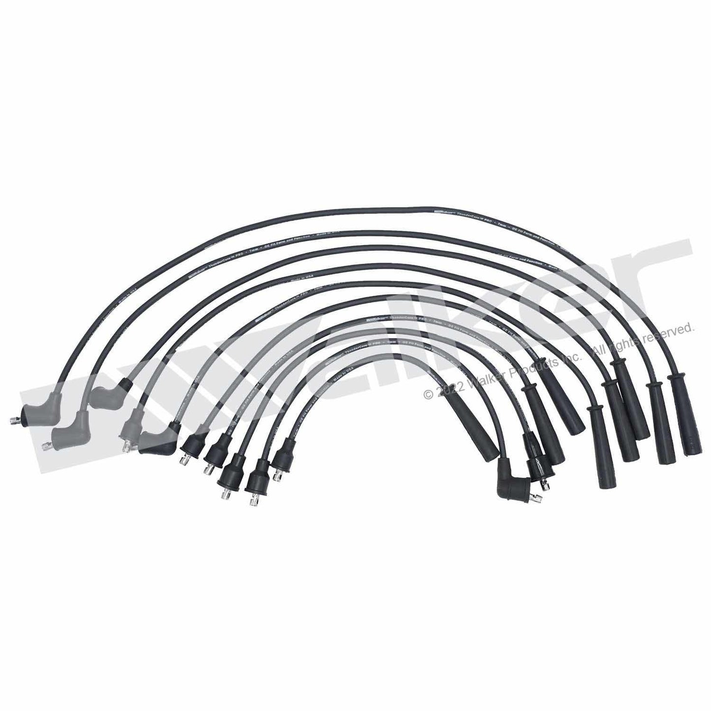 Walker Products ThunderCore PRO 924-1153 Spark Plug Wire Set 7MM 4-CYL 924-1153