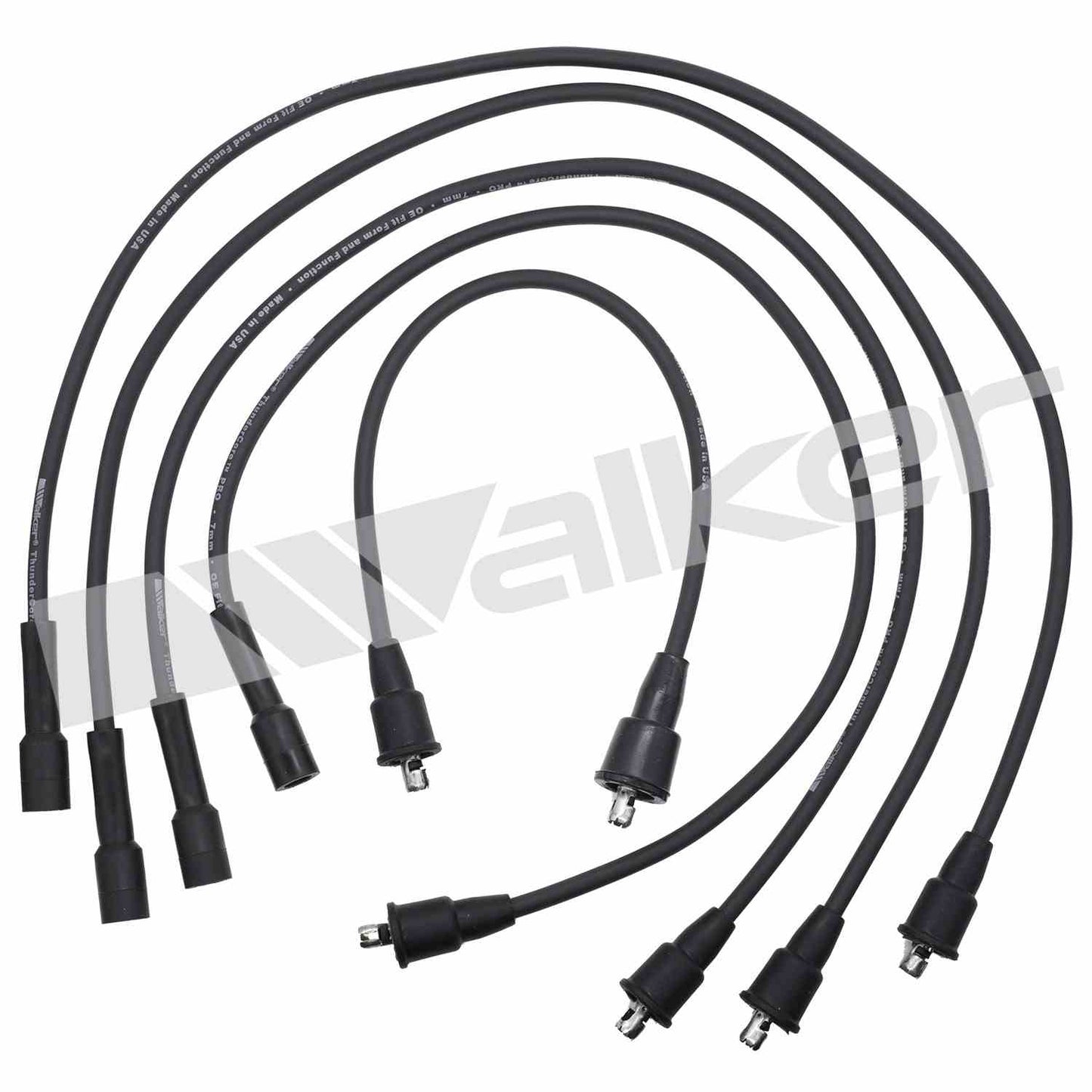 Walker Products ThunderCore PRO 924-1162 Spark Plug Wire Set 7MM 4-CYL 924-1162