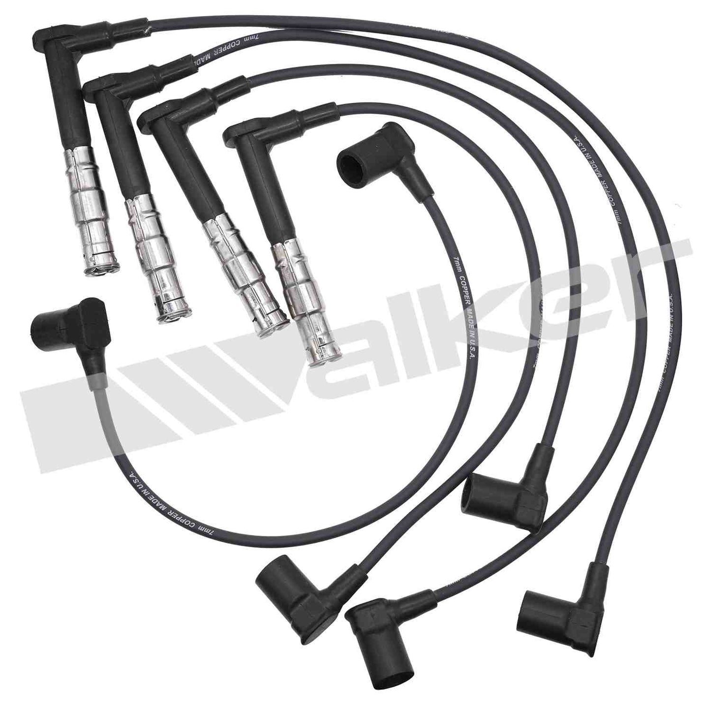 Walker Products ThunderCore PRO 924-1167 Spark Plug Wire Set 7MM 4-CYL 924-1167
