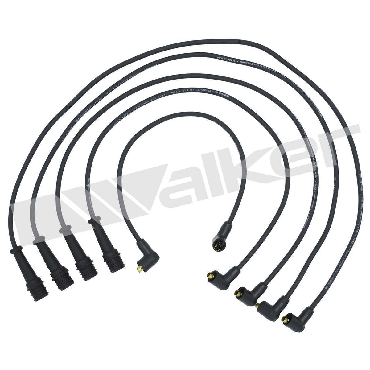 Walker Products ThunderCore PRO 924-1170 Spark Plug Wire Set 7MM 4-CYL 924-1170