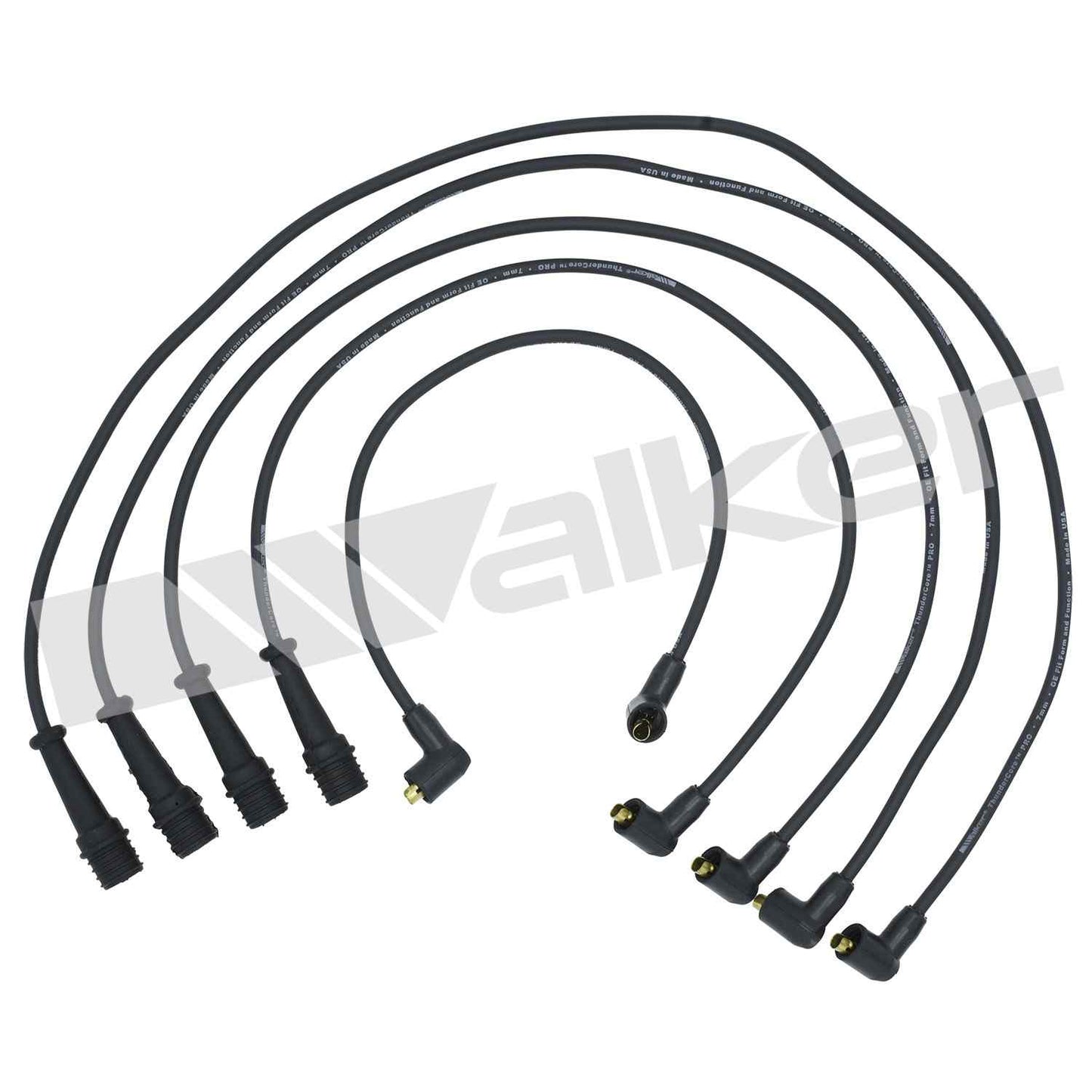 Walker Products ThunderCore PRO 924-1170 Spark Plug Wire Set 7MM 4-CYL 924-1170