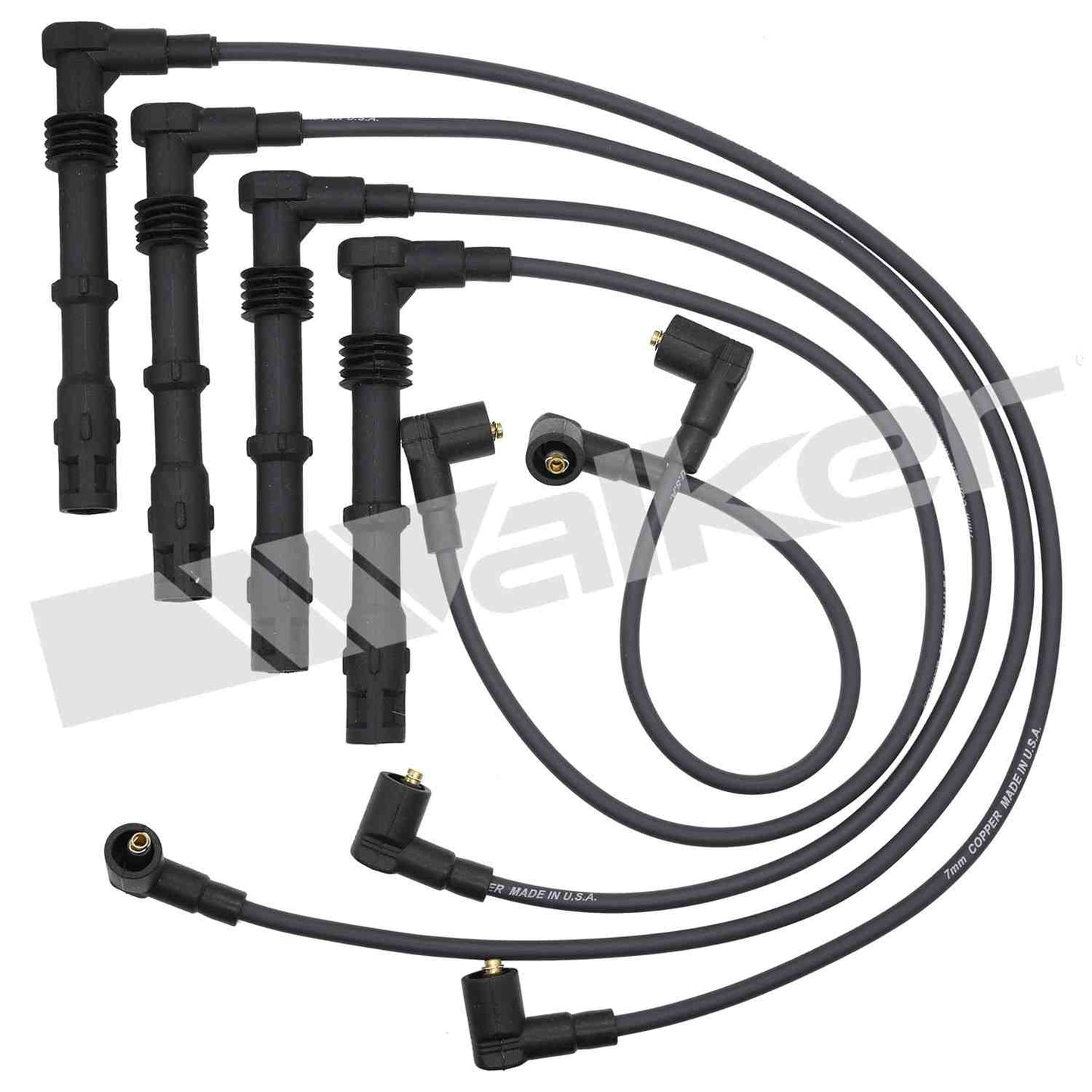 Walker Products ThunderCore PRO 924-1176 Spark Plug Wire Set 7MM 4-CYL 924-1176