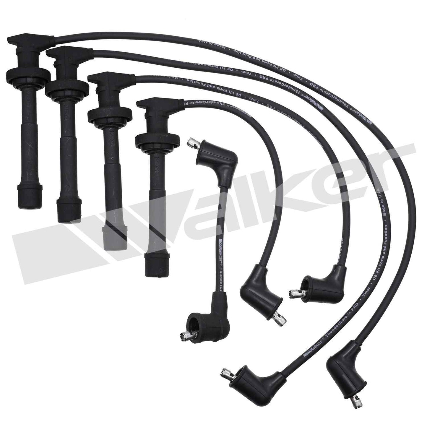 Walker Products ThunderCore PRO 924-1184 Spark Plug Wire Set 7MM 4-CYL 924-1184