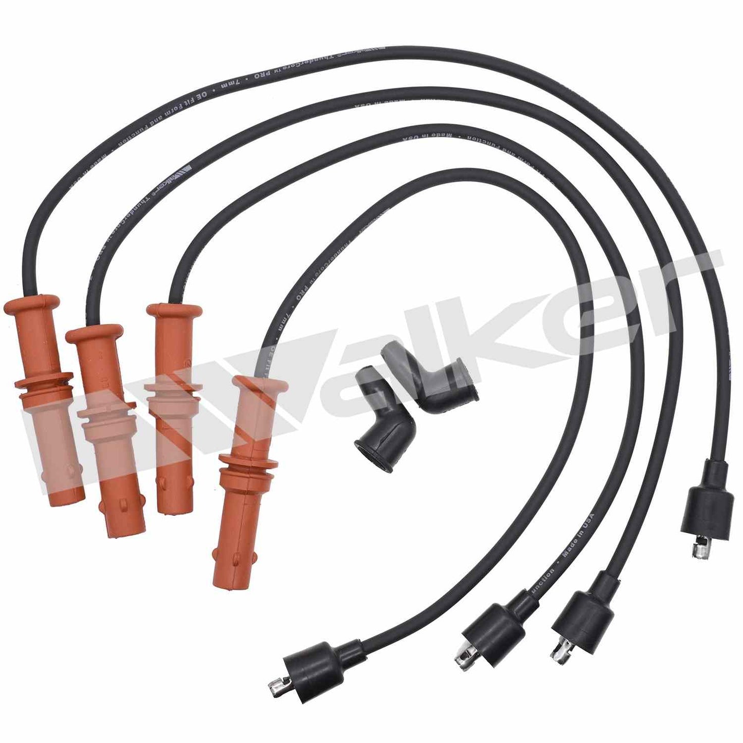 Walker Products ThunderCore PRO 924-1185 Spark Plug Wire Set 7MM 4-CYL 924-1185