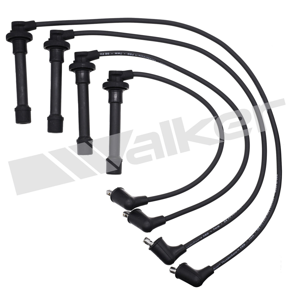 Walker Products ThunderCore PRO 924-1206 Spark Plug Wire Set 7MM 4-CYL 924-1206