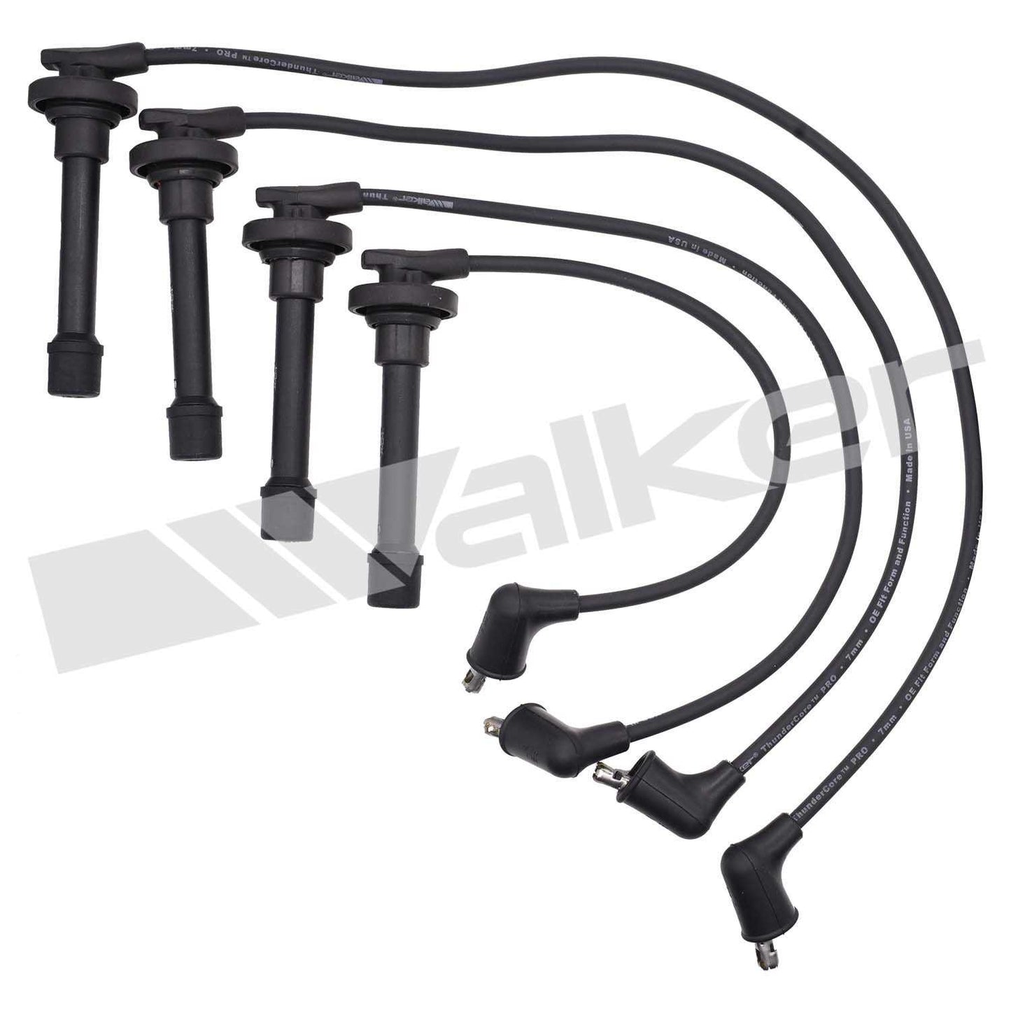 Walker Products ThunderCore PRO 924-1223 Spark Plug Wire Set 7MM 4-CYL 924-1223