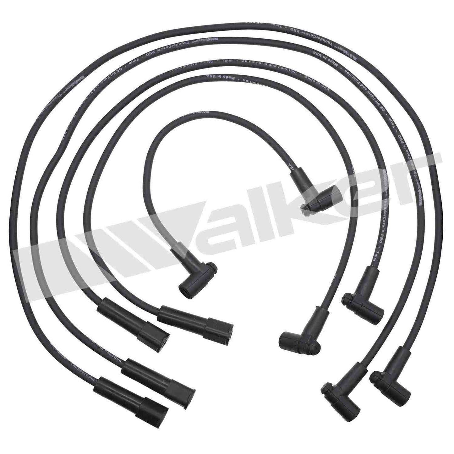 Walker Products ThunderCore PRO 924-1230 Spark Plug Wire Set 7MM 4-CYL 924-1230