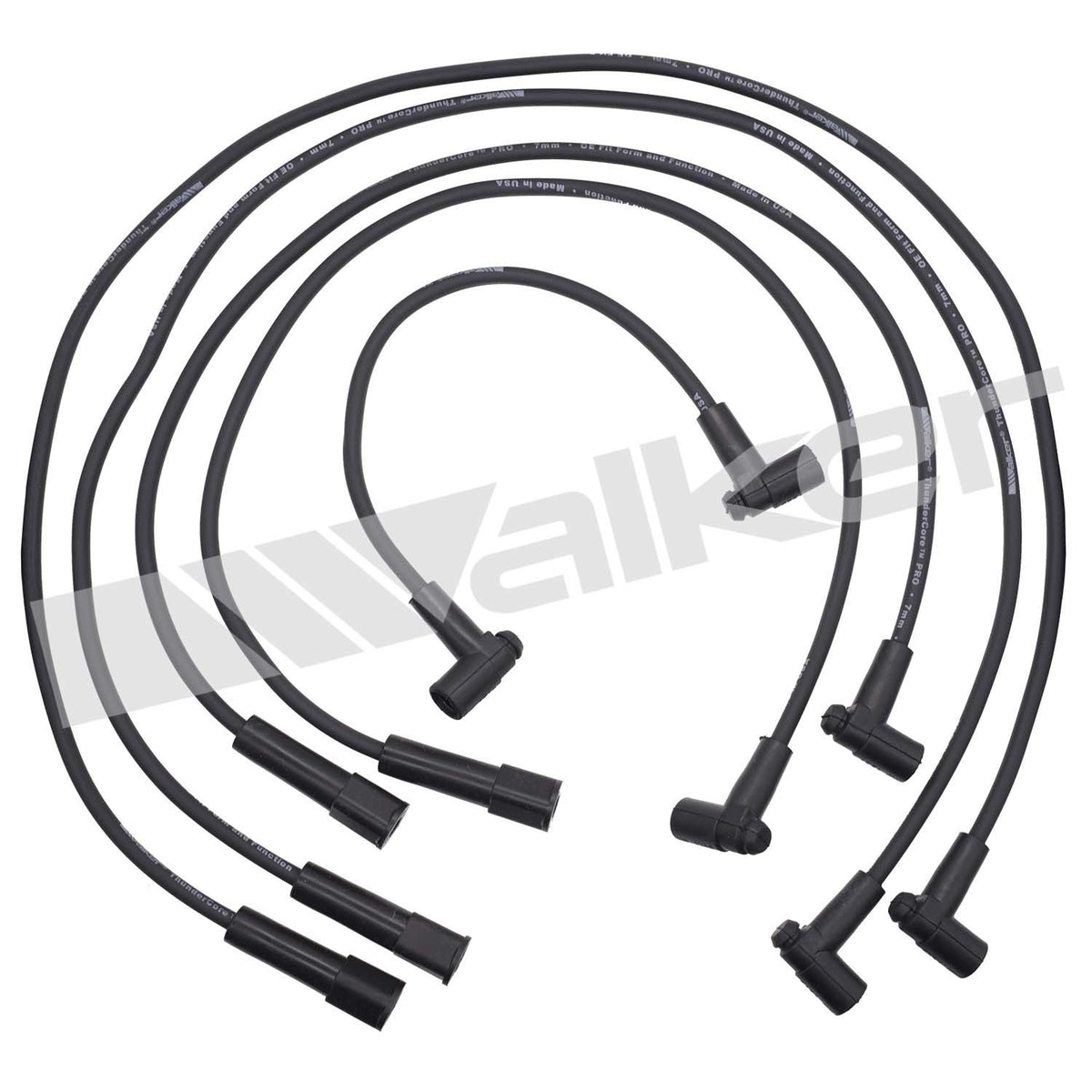 Walker Products ThunderCore PRO 924-1230 Spark Plug Wire Set 7MM 4-CYL 924-1230