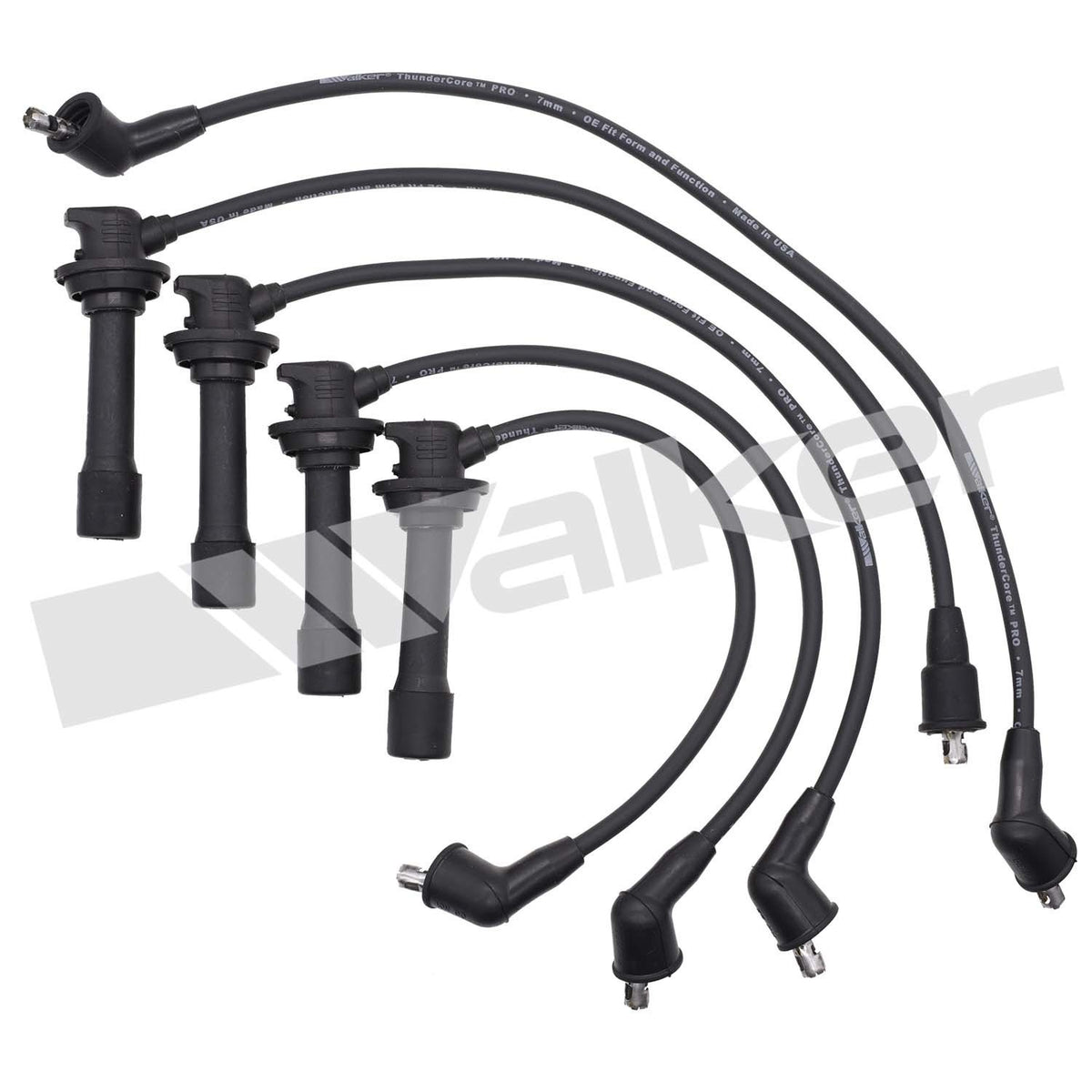 Walker Products ThunderCore PRO 924-1232 Spark Plug Wire Set 7MM 4-CYL 924-1232