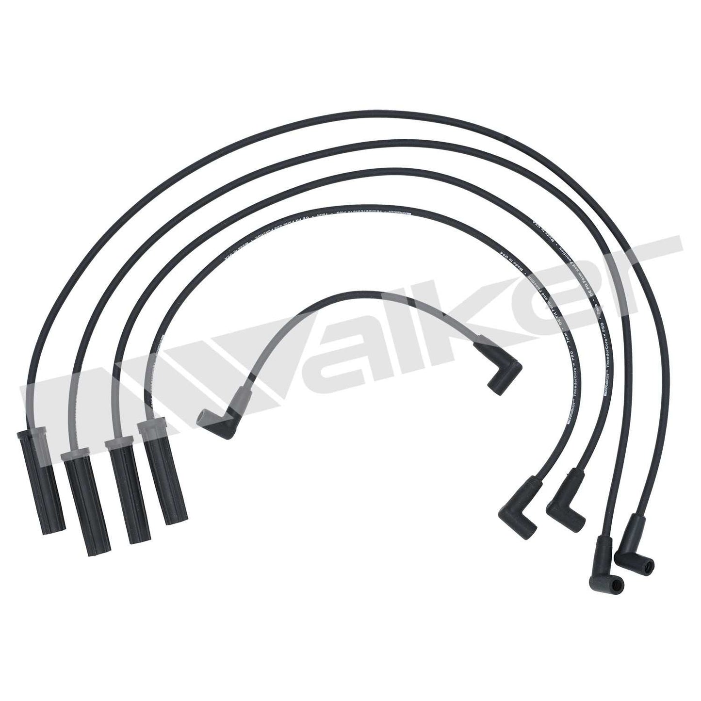 Walker Products ThunderCore PRO 924-1243 Spark Plug Wire Set 7MM 4-CYL 924-1243