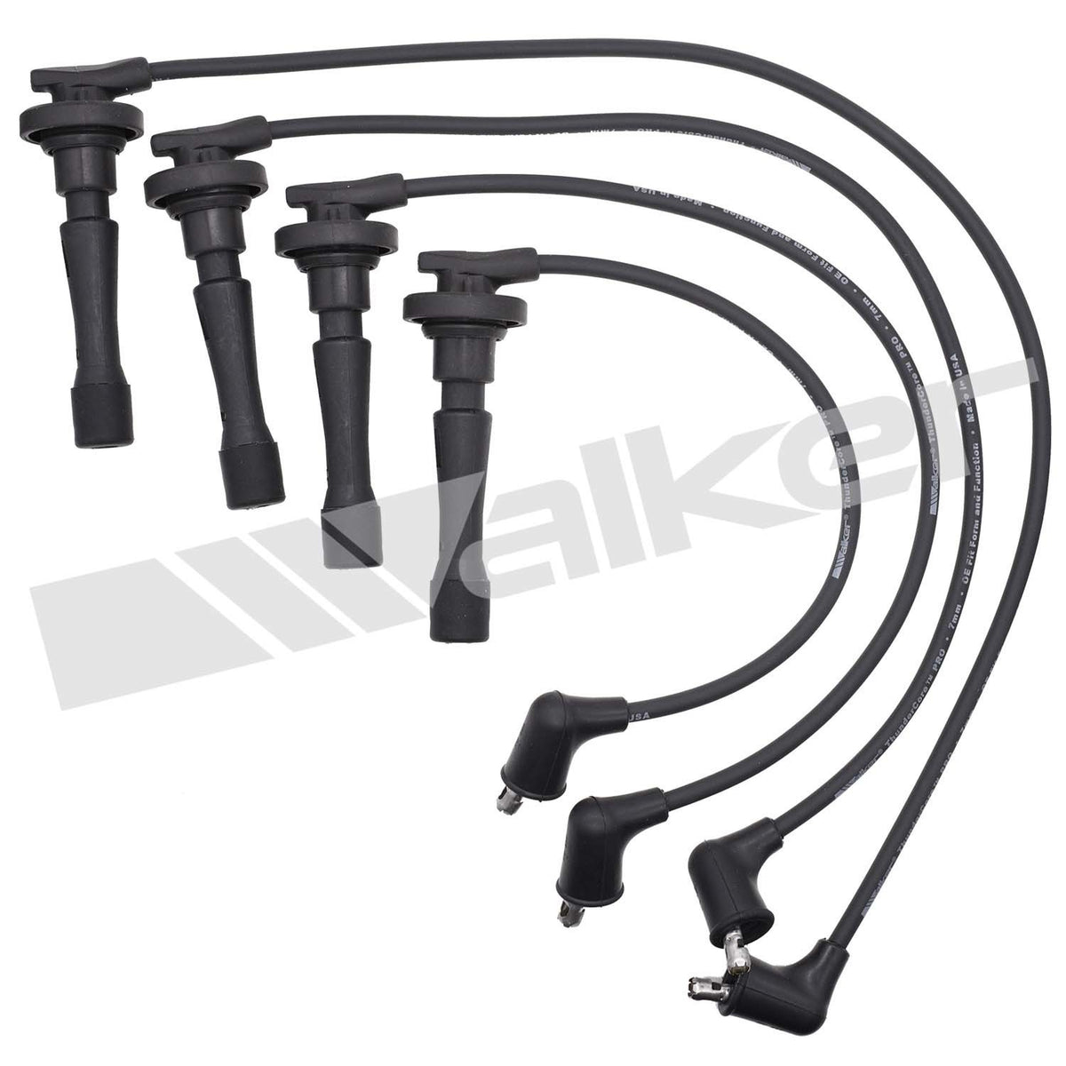 Walker Products ThunderCore PRO 924-1247 Spark Plug Wire Set 7MM 4-CYL 924-1247