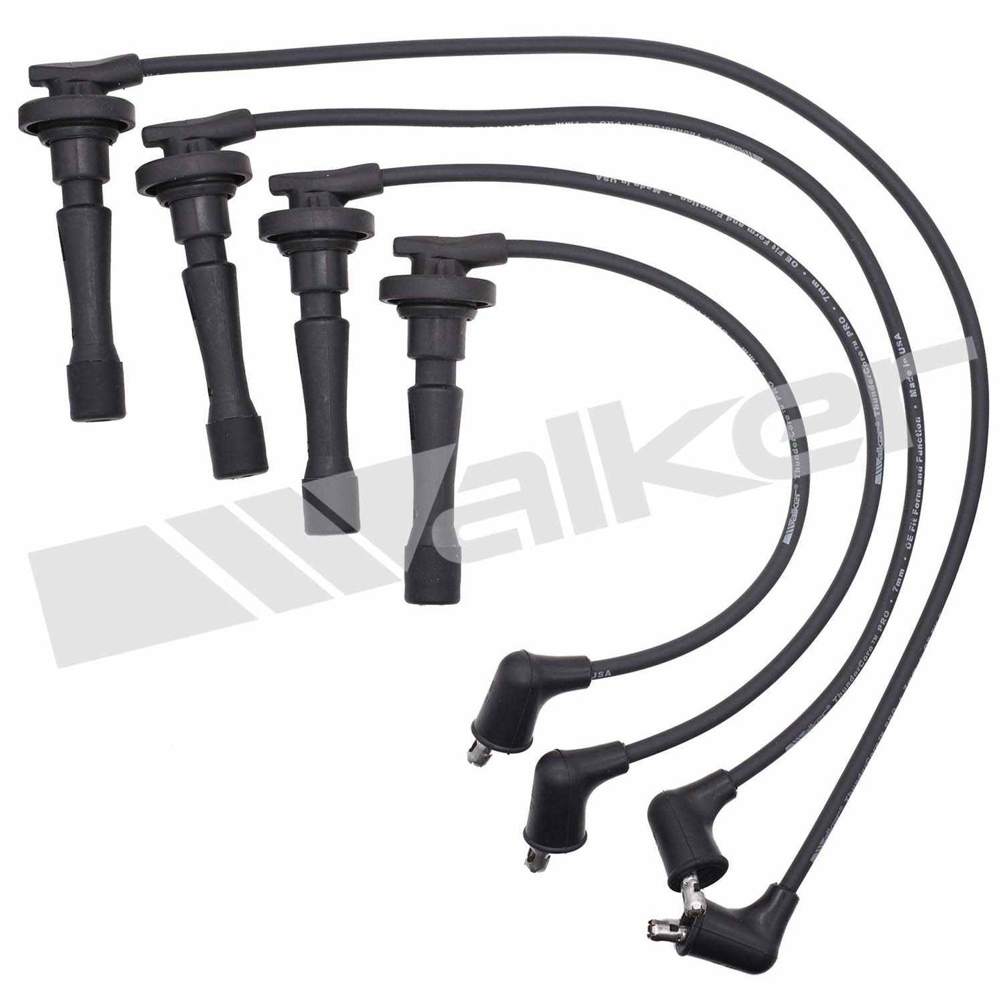 Walker Products ThunderCore PRO 924-1247 Spark Plug Wire Set 7MM 4-CYL 924-1247