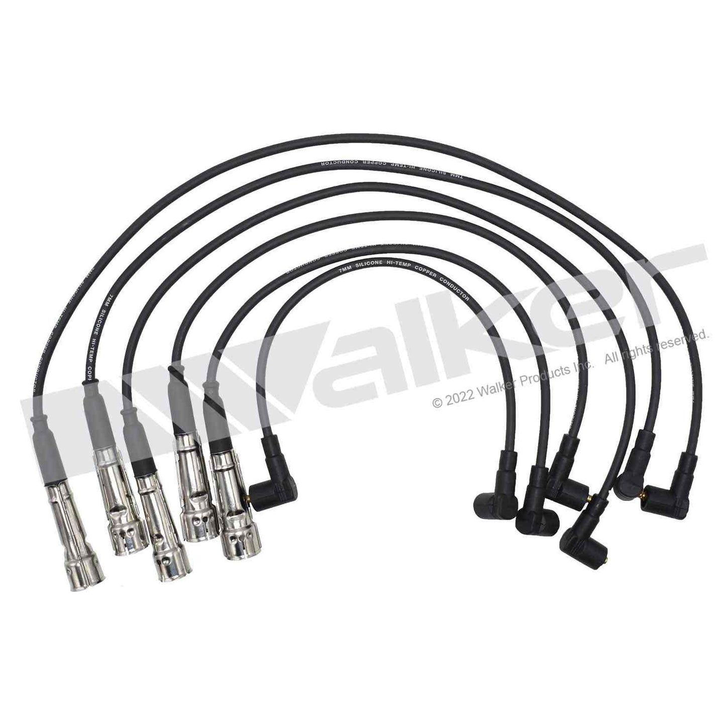 Walker Products ThunderCore PRO 924-1249 Spark Plug Wire Set 7MM 5-CYL 924-1249