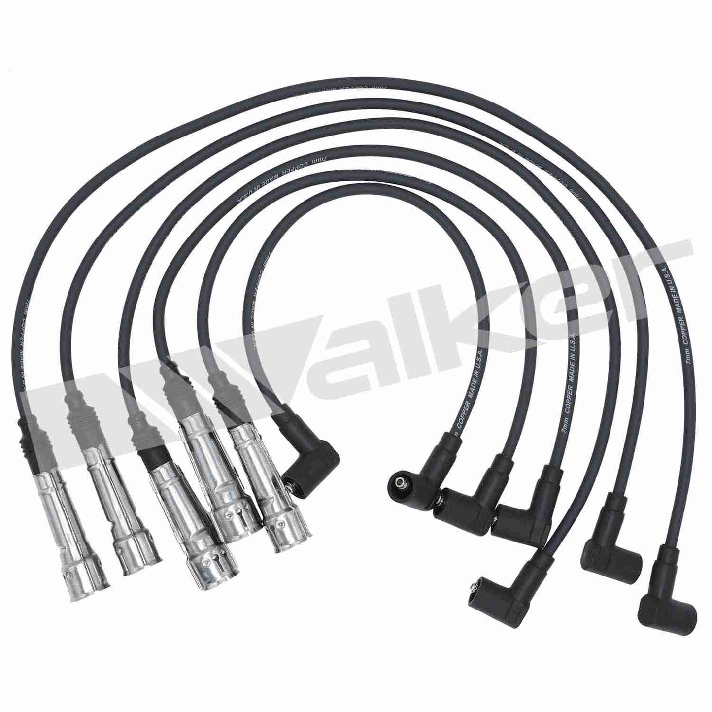 Walker Products ThunderCore PRO 924-1250 Spark Plug Wire Set 7MM 5-CYL 924-1250