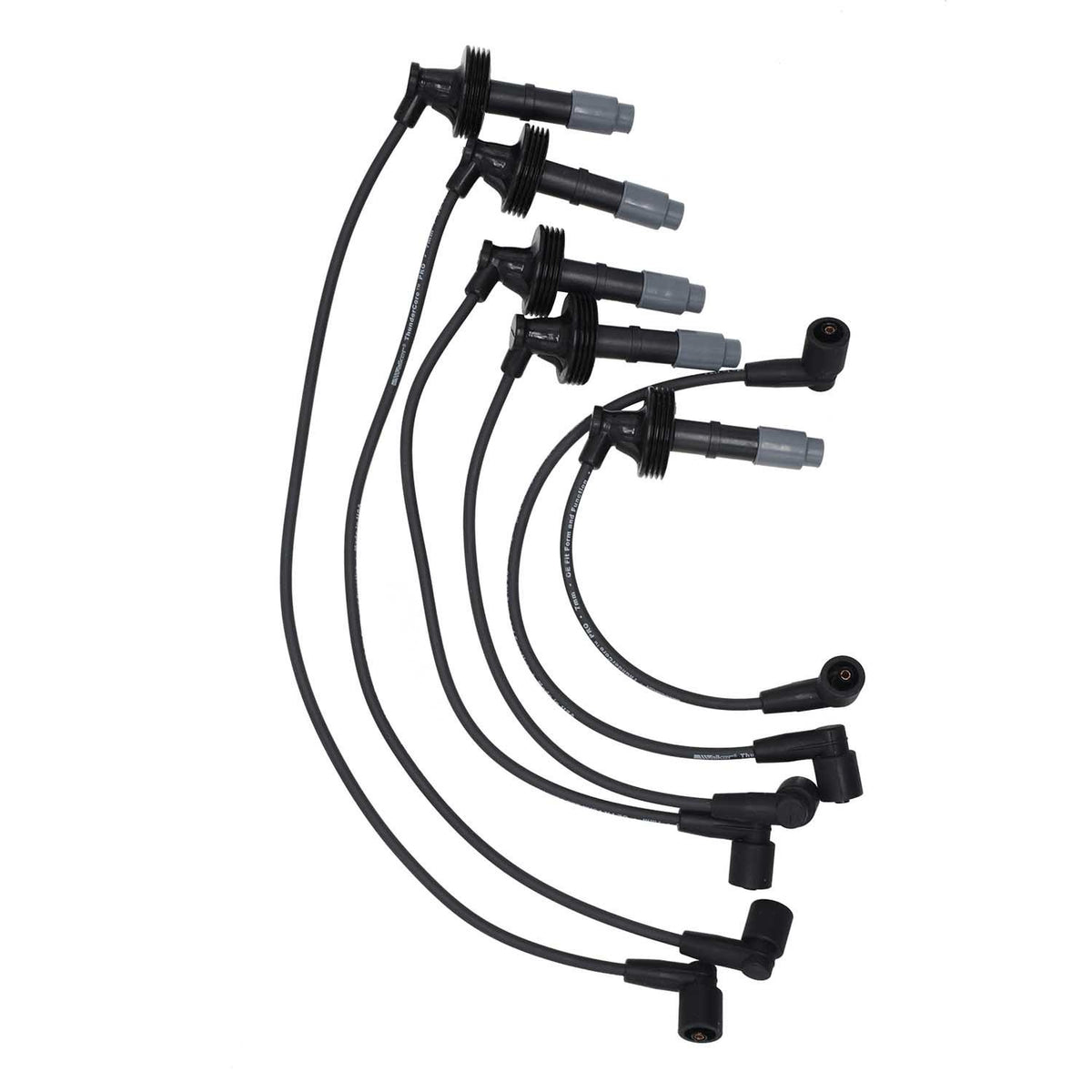 Walker Products ThunderCore PRO 924-1252 Spark Plug Wire Set 7MM 5-CYL 924-1252