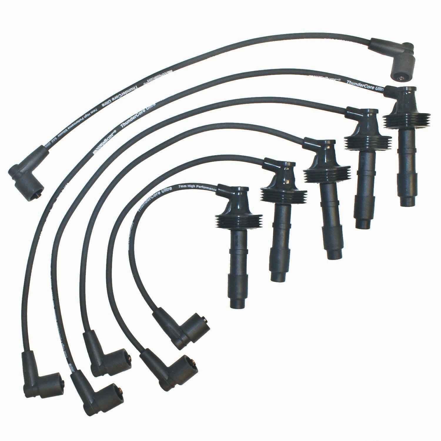 Walker Products ThunderCore PRO 924-1252 Spark Plug Wire Set 7MM 5-CYL 924-1252