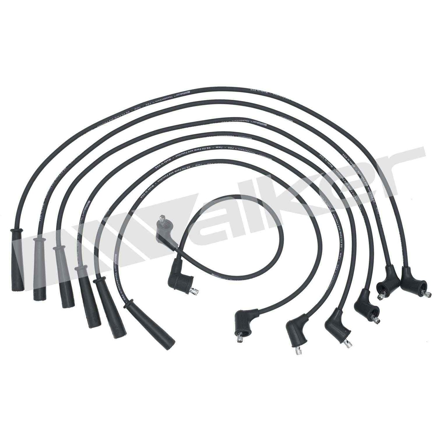 Walker Products ThunderCore PRO 924-1253 Spark Plug Wire Set 7MM 6-CYL 924-1253