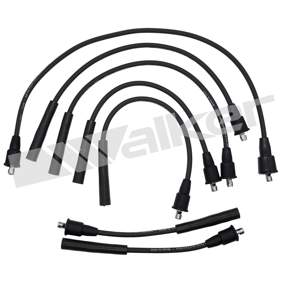 Walker Products ThunderCore PRO 924-1256 Spark Plug Wire Set 7MM 6-CYL 924-1256