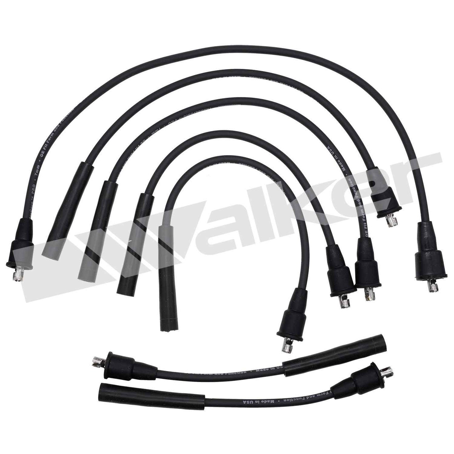 Walker Products ThunderCore PRO 924-1256 Spark Plug Wire Set 7MM 6-CYL 924-1256