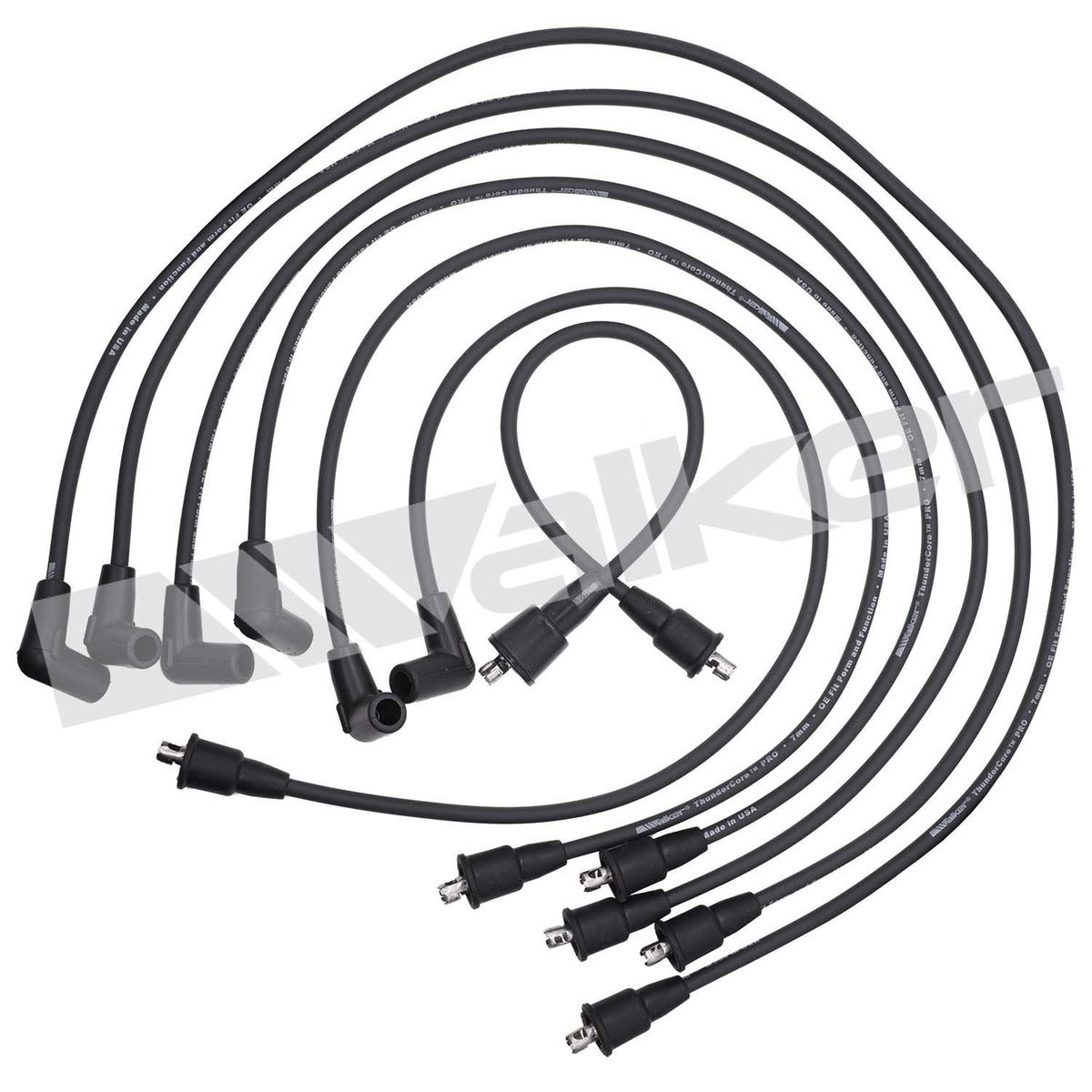 Walker Products ThunderCore PRO 924-1258 Spark Plug Wire Set 7MM 6-CYL 924-1258