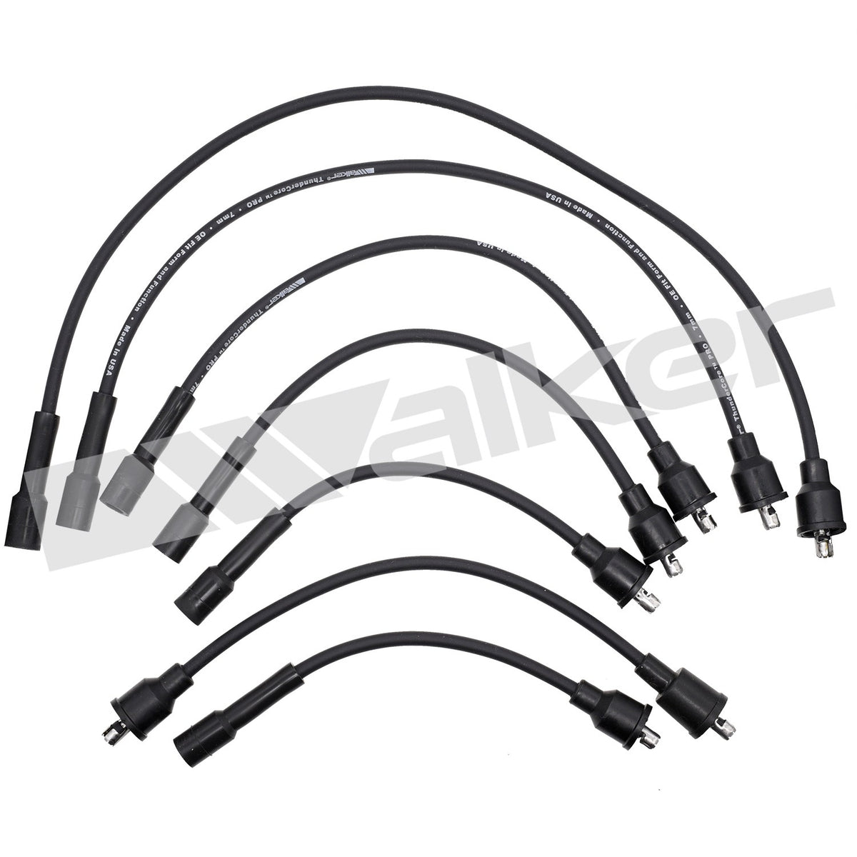 Walker Products ThunderCore PRO 924-1260 Spark Plug Wire Set 7MM 6-CYL 924-1260