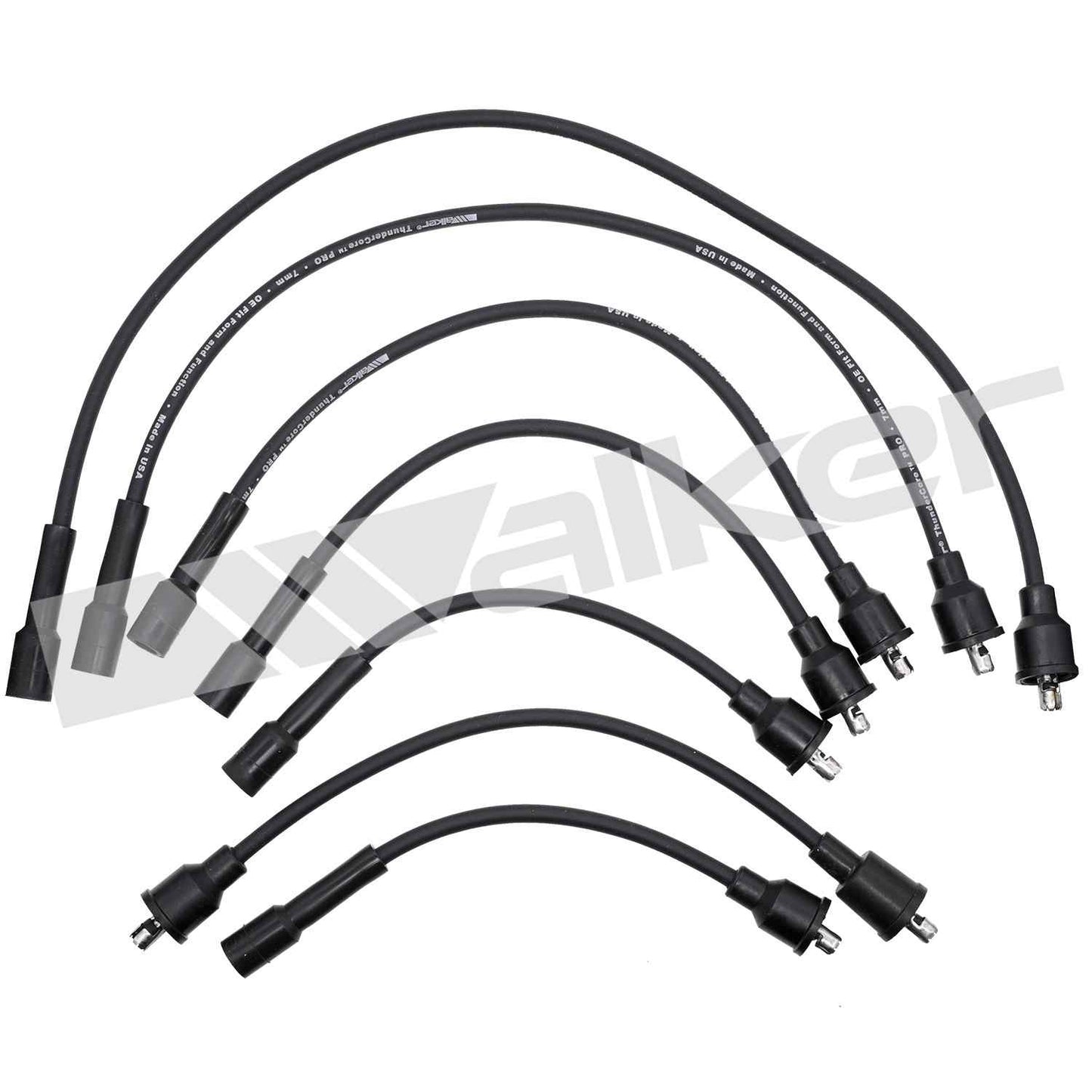 Walker Products ThunderCore PRO 924-1260 Spark Plug Wire Set 7MM 6-CYL 924-1260