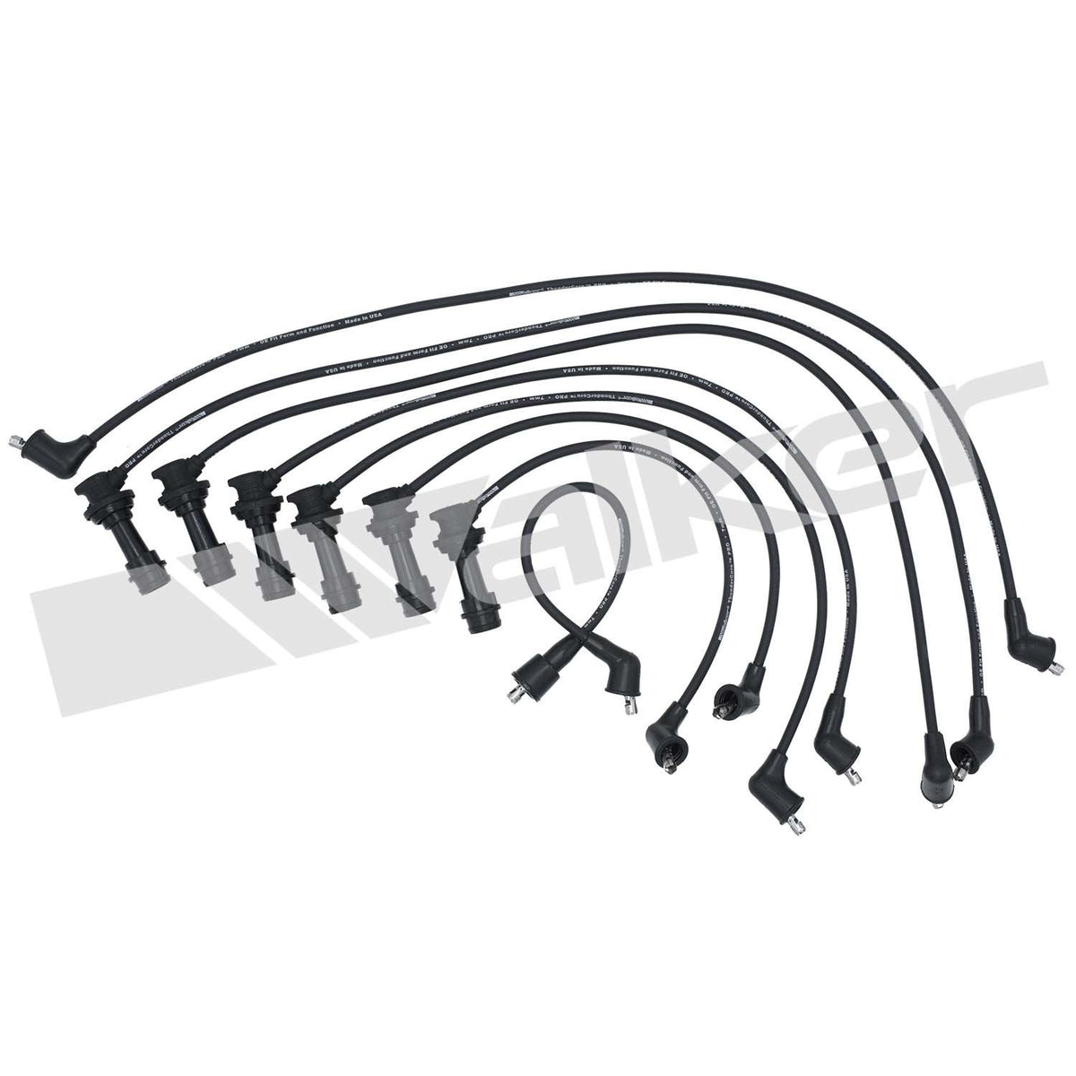 Walker Products ThunderCore PRO 924-1271 Spark Plug Wire Set 7MM 6-CYL 924-1271