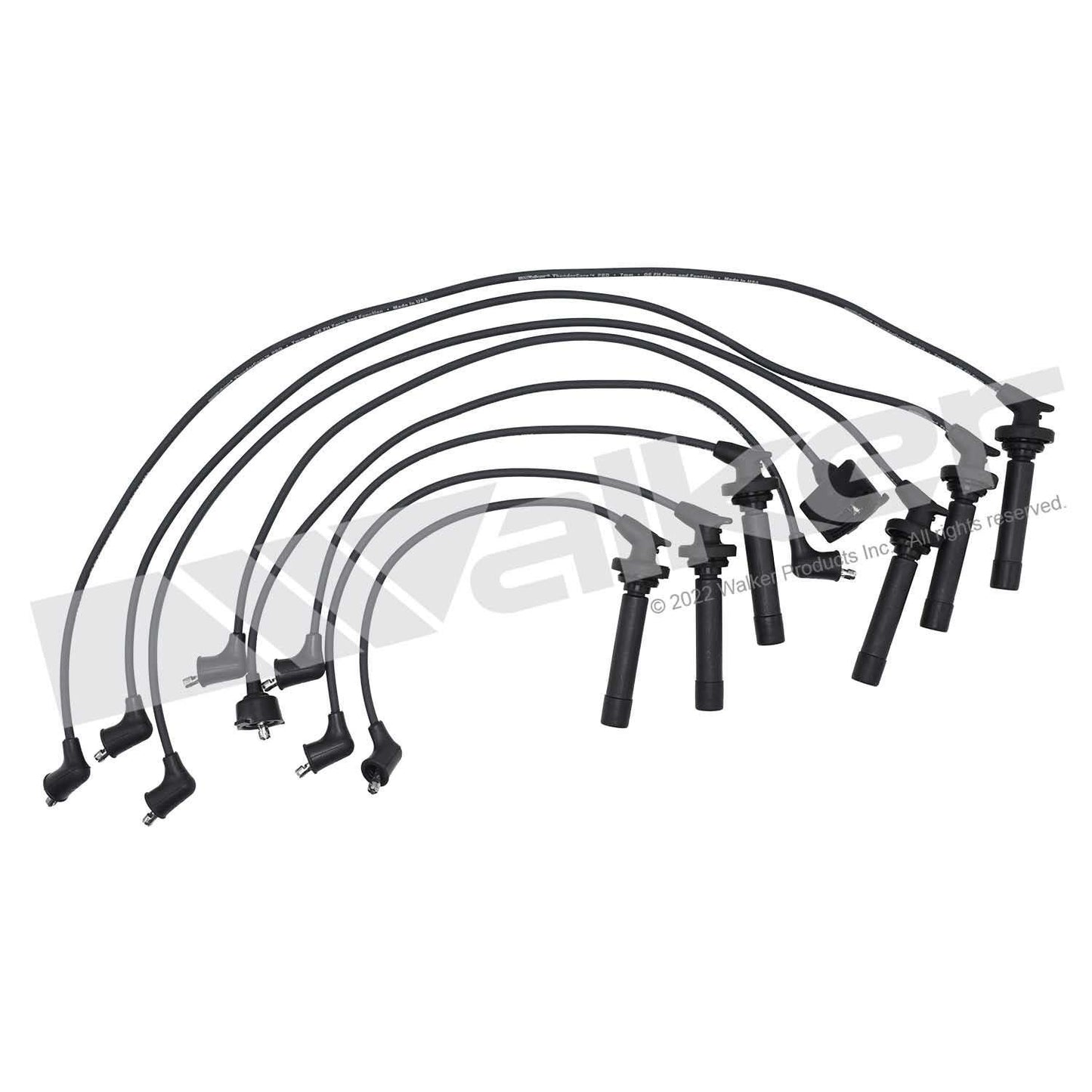 Walker Products ThunderCore PRO 924-1273 Spark Plug Wire Set 7MM 6-CYL 924-1273