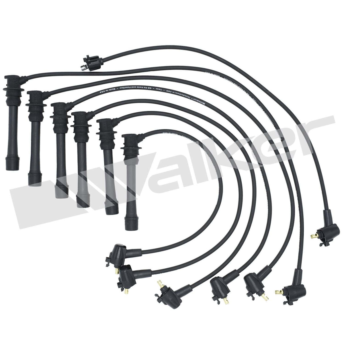Walker Products ThunderCore PRO 924-1282 Spark Plug Wire Set 7MM 6-CYL 924-1282