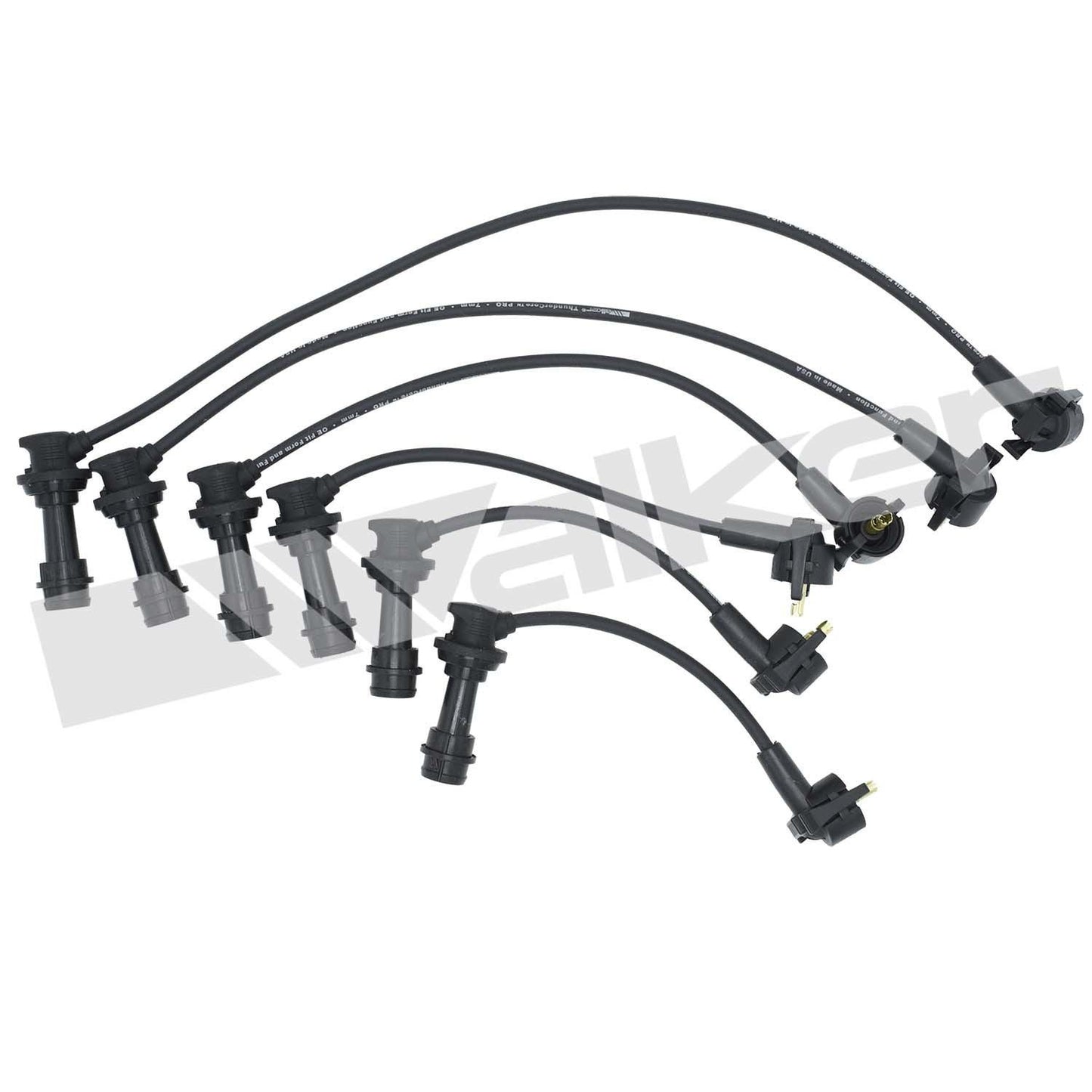 Walker Products ThunderCore PRO 924-1286 Spark Plug Wire Set 7MM 6-CYL 924-1286