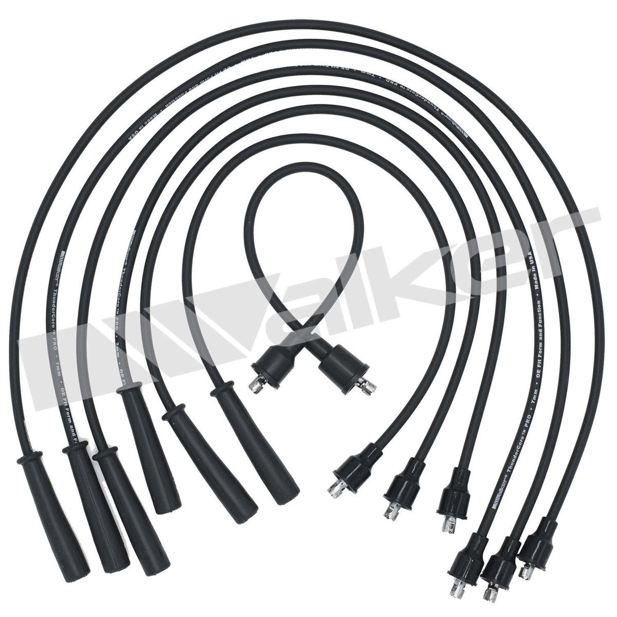 Walker Products ThunderCore PRO 924-1291 Spark Plug Wire Set 7MM 6-CYL 924-1291