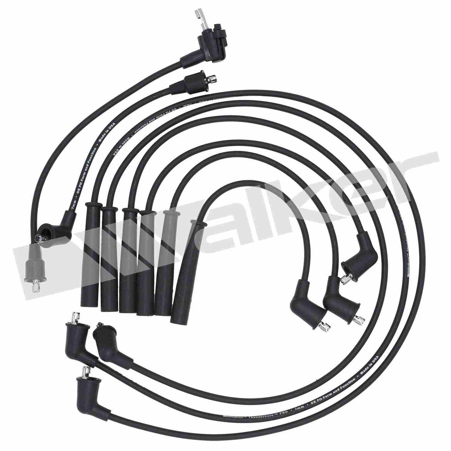 Walker Products ThunderCore PRO 924-1297 Spark Plug Wire Set 7MM 6-CYL 924-1297