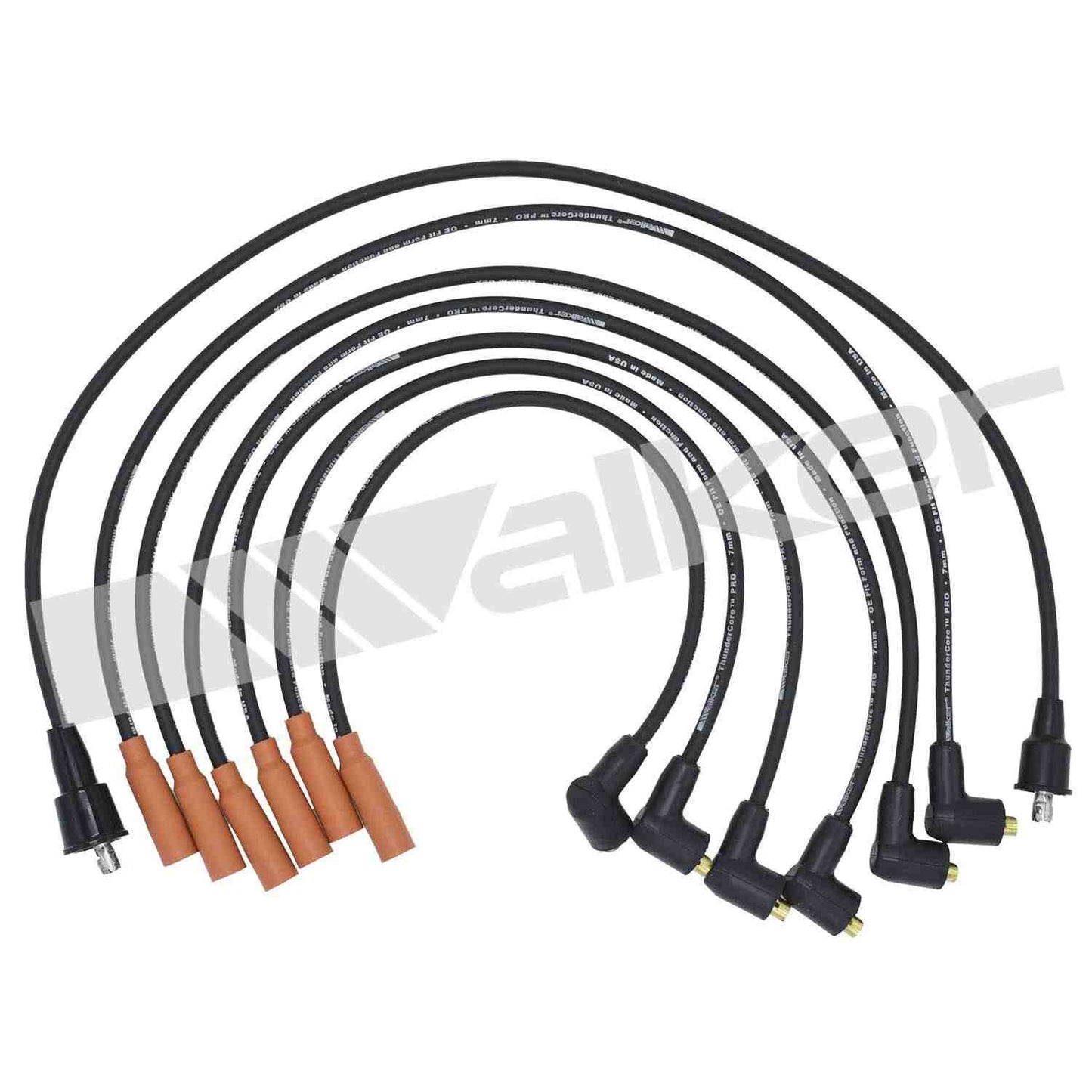 Walker Products ThunderCore PRO 924-1298 Spark Plug Wire Set 7MM 6-CYL 924-1298