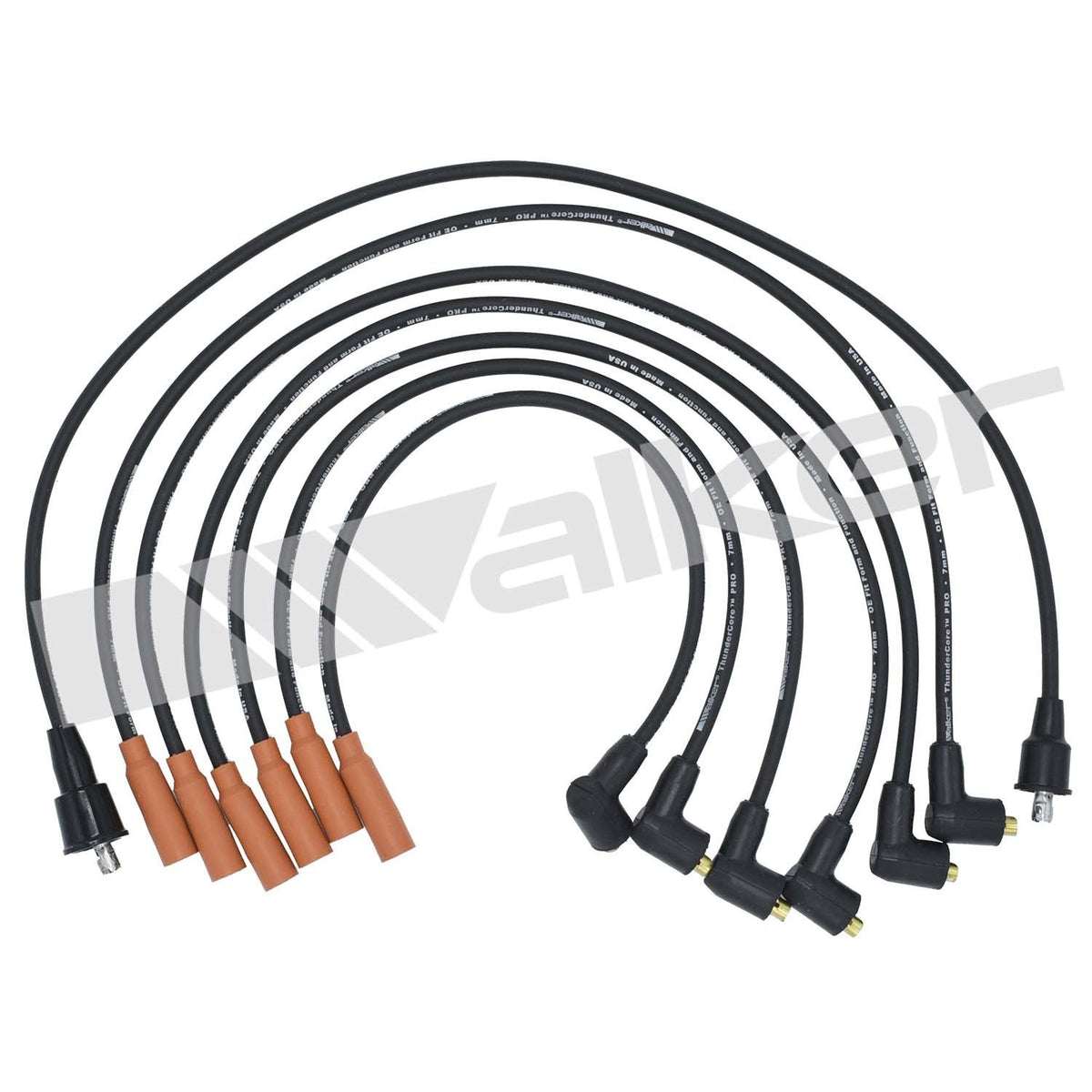 Walker Products ThunderCore PRO 924-1298 Spark Plug Wire Set 7MM 6-CYL 924-1298