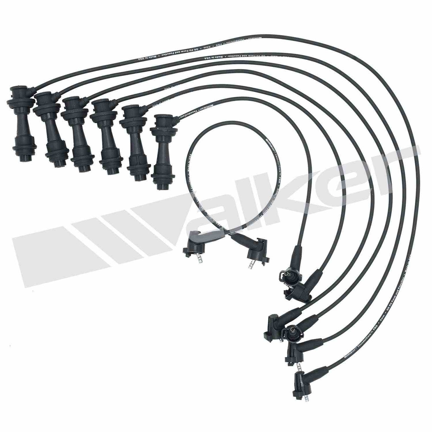 Walker Products ThunderCore PRO 924-1318 Spark Plug Wire Set 5MM 6-CYL 924-1318
