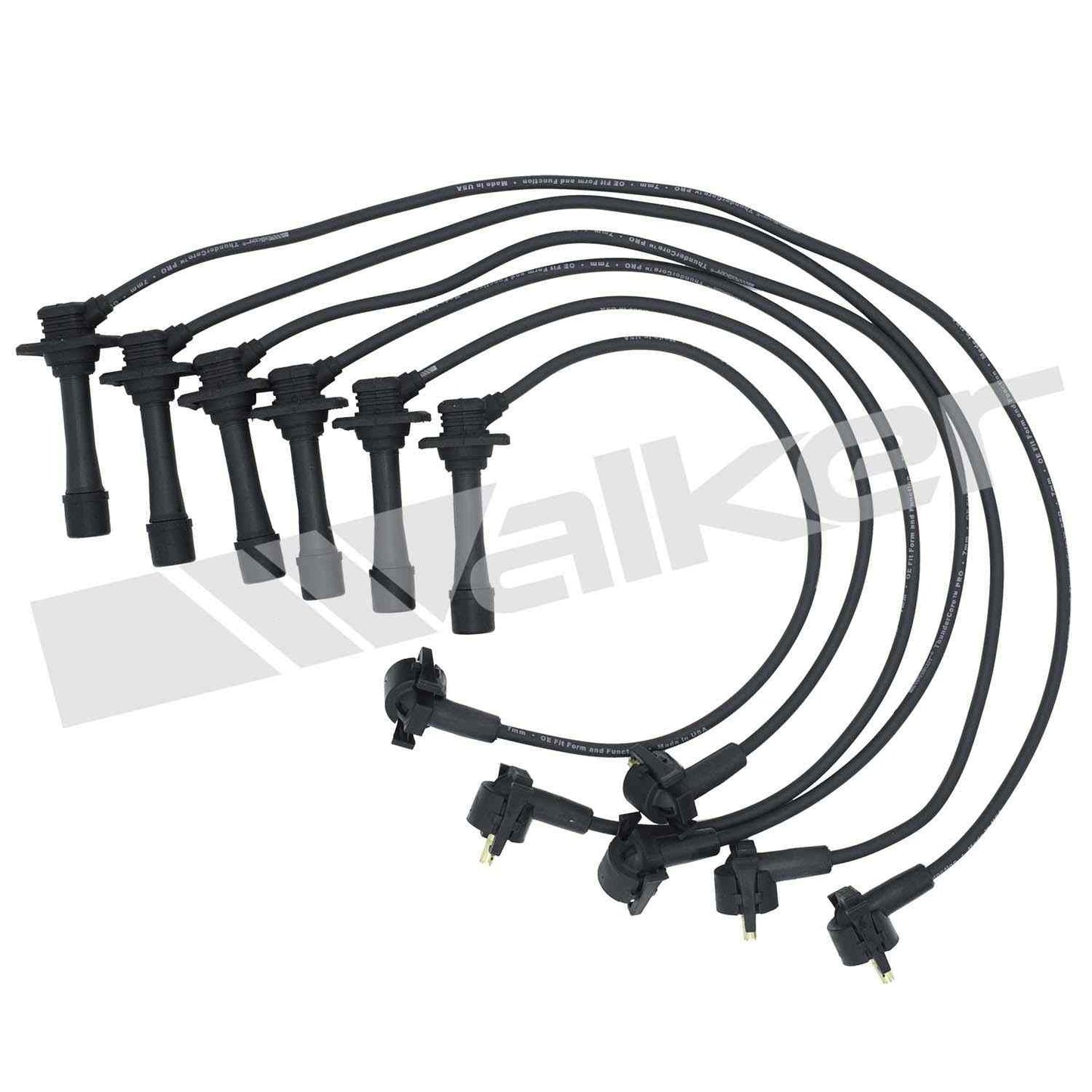 Walker Products ThunderCore PRO 924-1321 Spark Plug Wire Set 7MM 6-CYL 924-1321