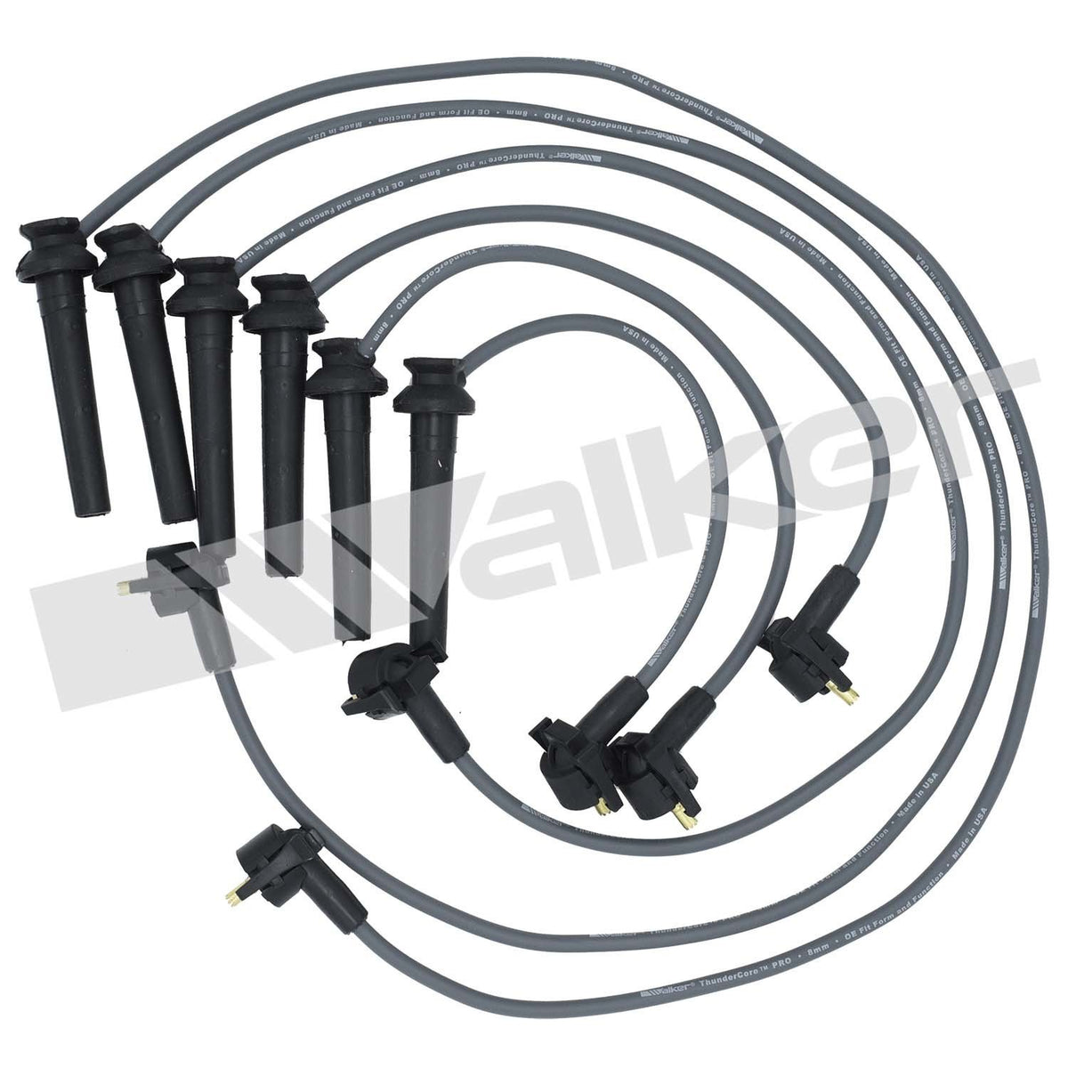 Walker Products ThunderCore PRO 924-1325 Spark Plug Wire Set 8MM 6-CYL 924-1325