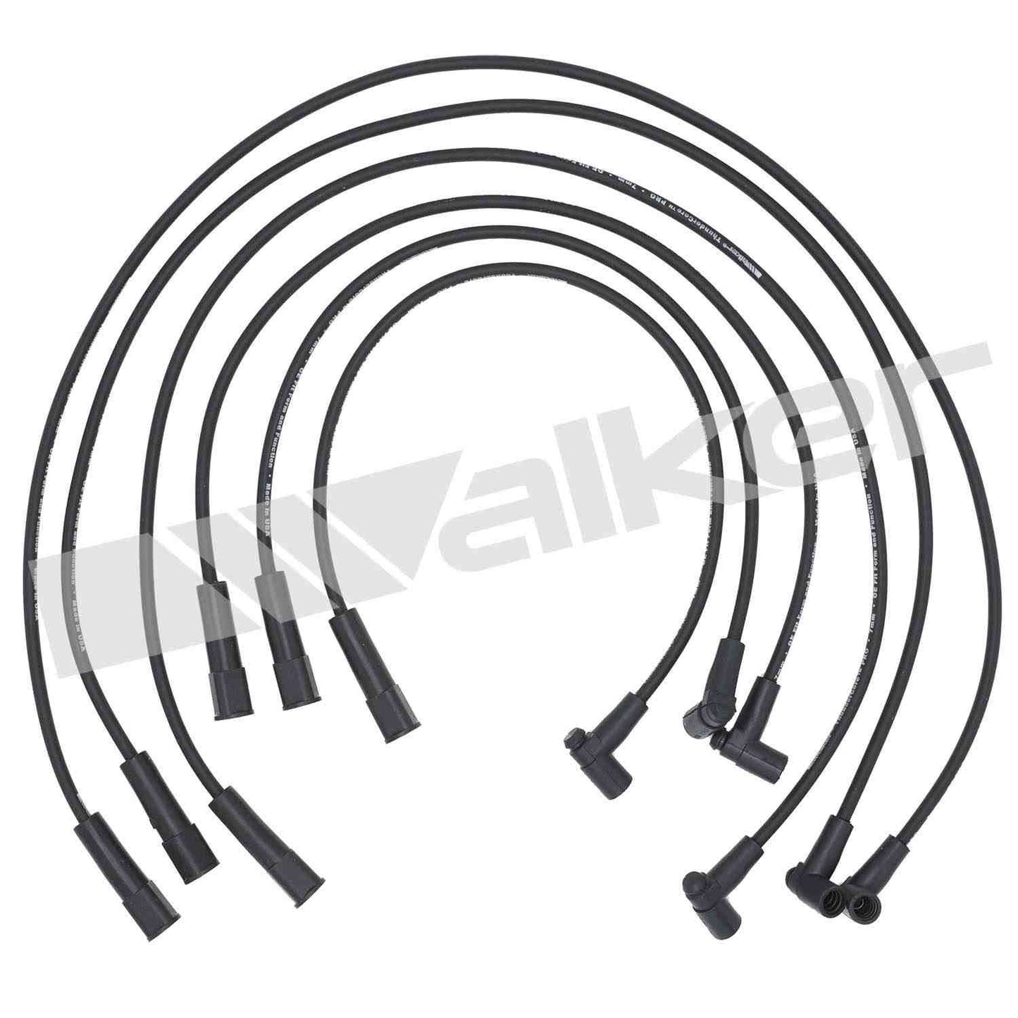 Walker Products ThunderCore PRO 924-1334 Spark Plug Wire Set 7MM 6-CYL 924-1334