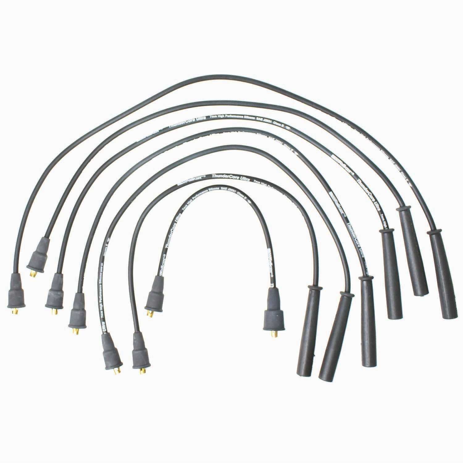 Walker Products ThunderCore PRO 924-1344 Spark Plug Wire Set 7MM 6-CYL 924-1344