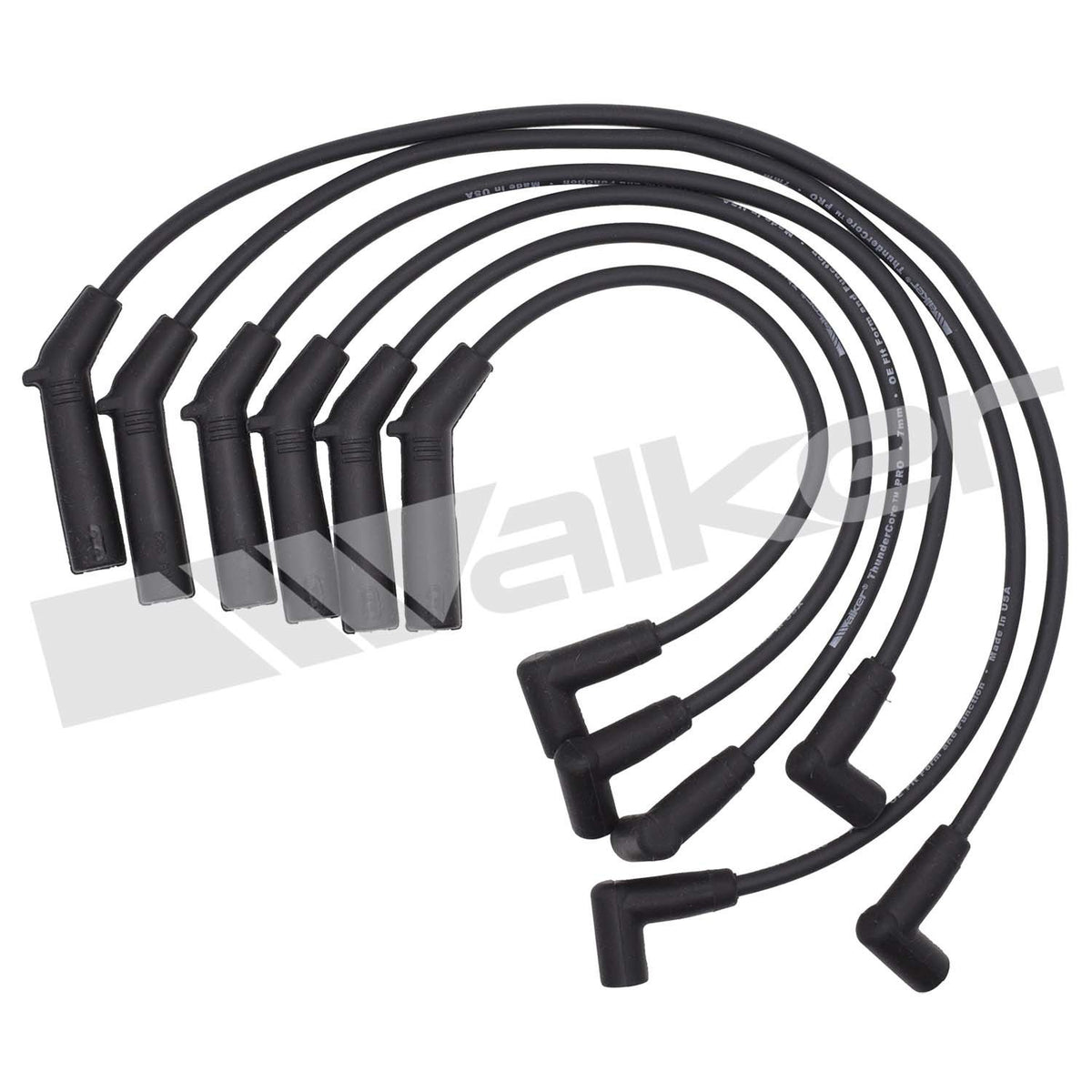 Walker Products ThunderCore PRO 924-1345 Spark Plug Wire Set 7MM 6-CYL 924-1345