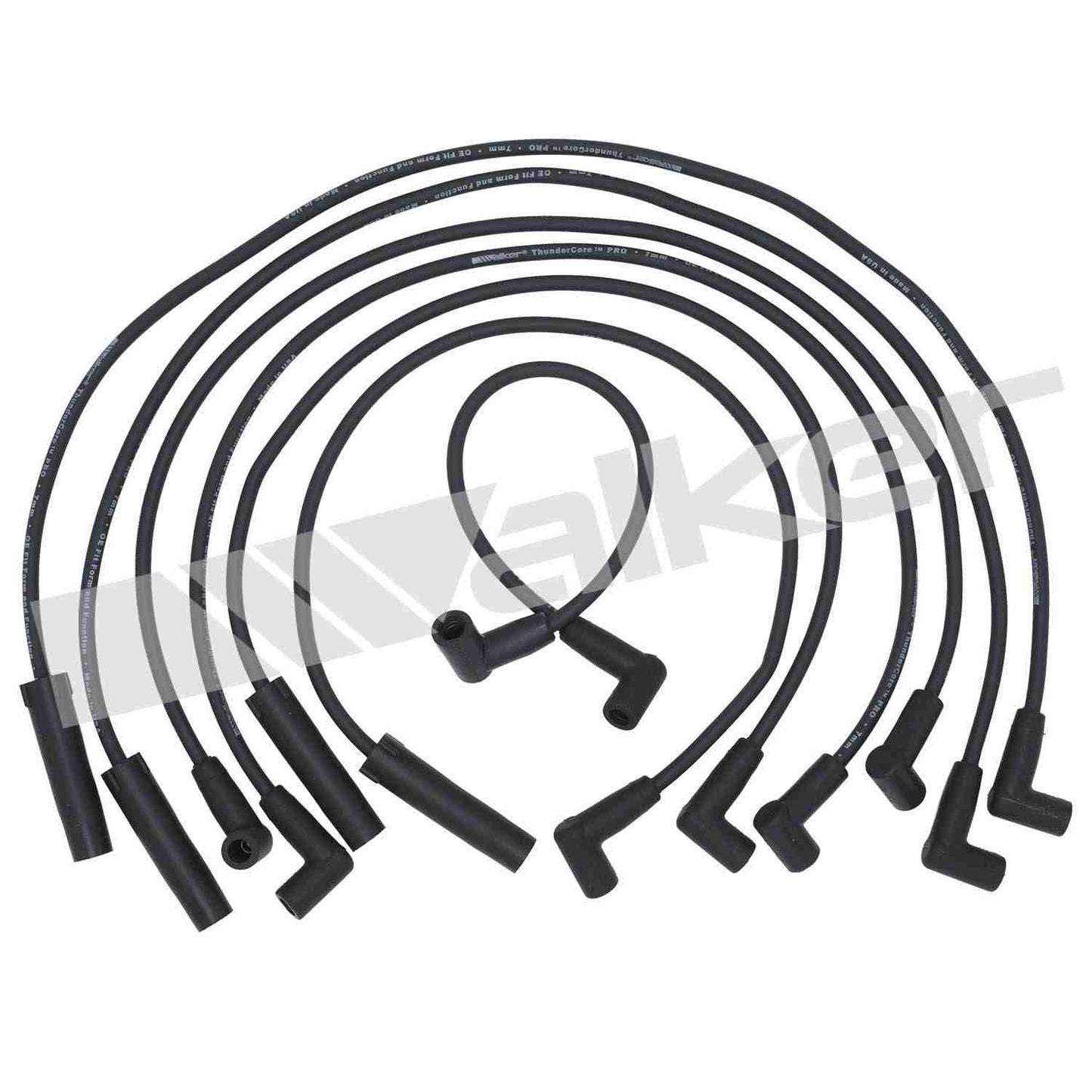 Walker Products ThunderCore PRO 924-1355 Spark Plug Wire Set 7MM 6-CYL 924-1355