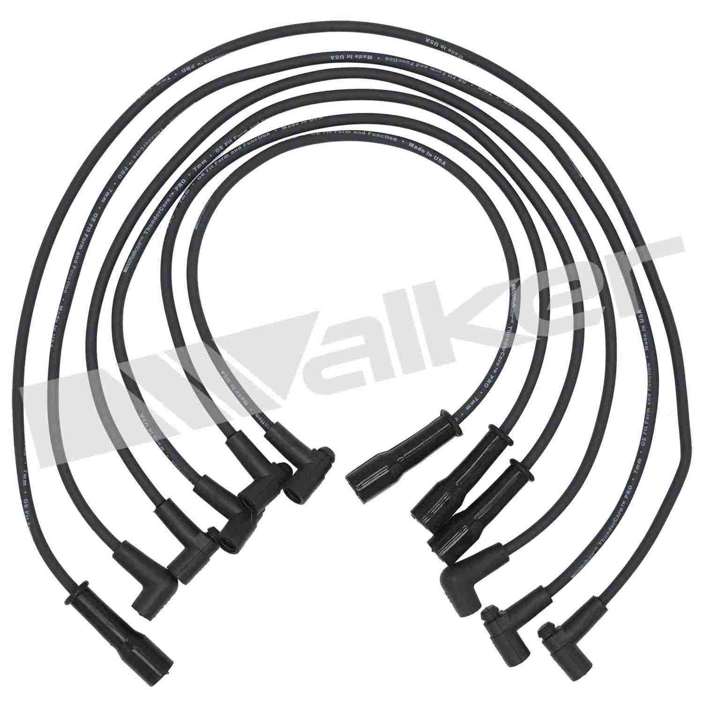 Walker Products ThunderCore PRO 924-1360 Spark Plug Wire Set 7MM 6-CYL 924-1360