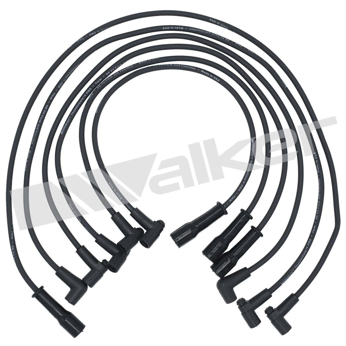 Walker Products ThunderCore PRO 924-1360 Spark Plug Wire Set 7MM 6-CYL 924-1360