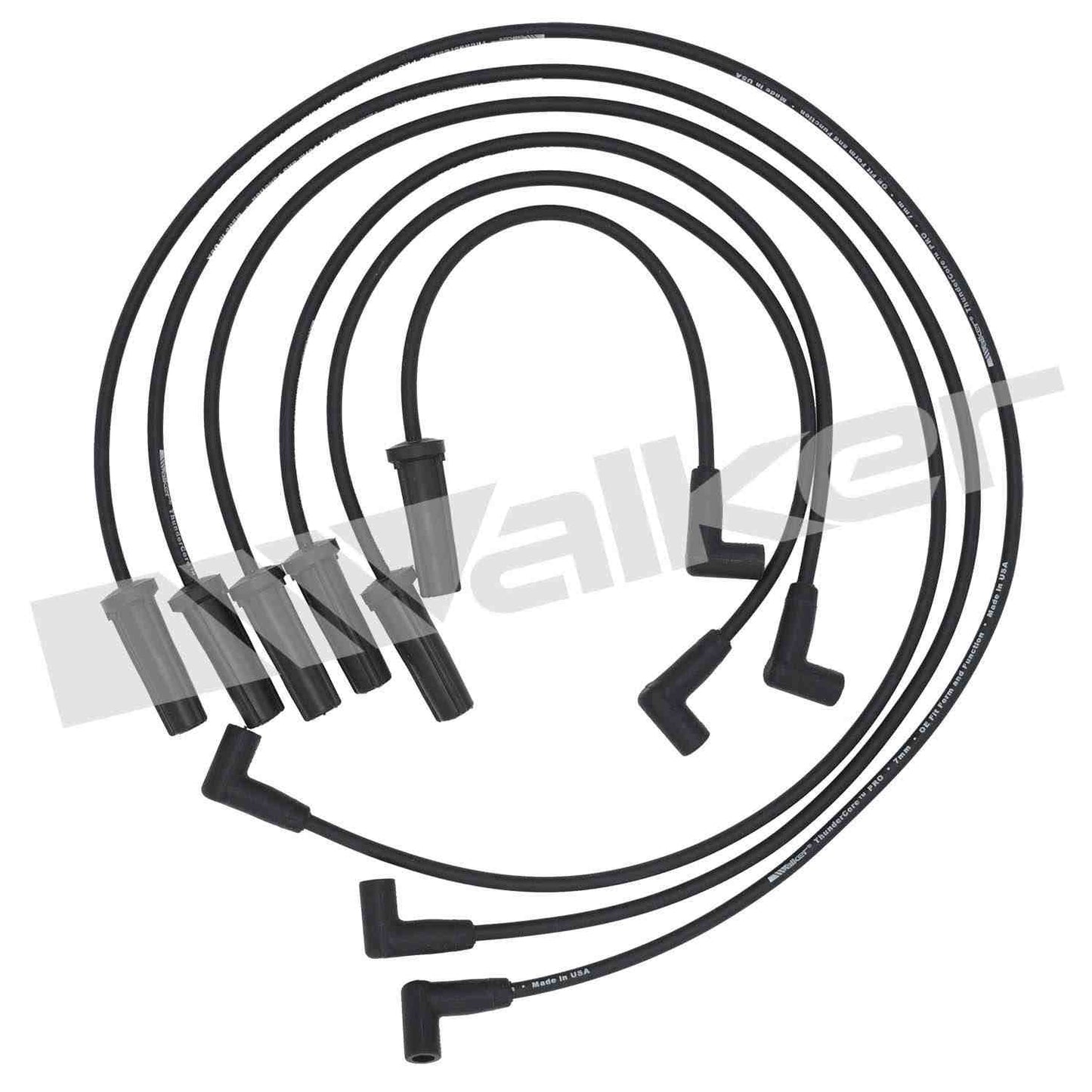 Walker Products ThunderCore PRO 924-1367 Spark Plug Wire Set 7MM 6-CYL 924-1367
