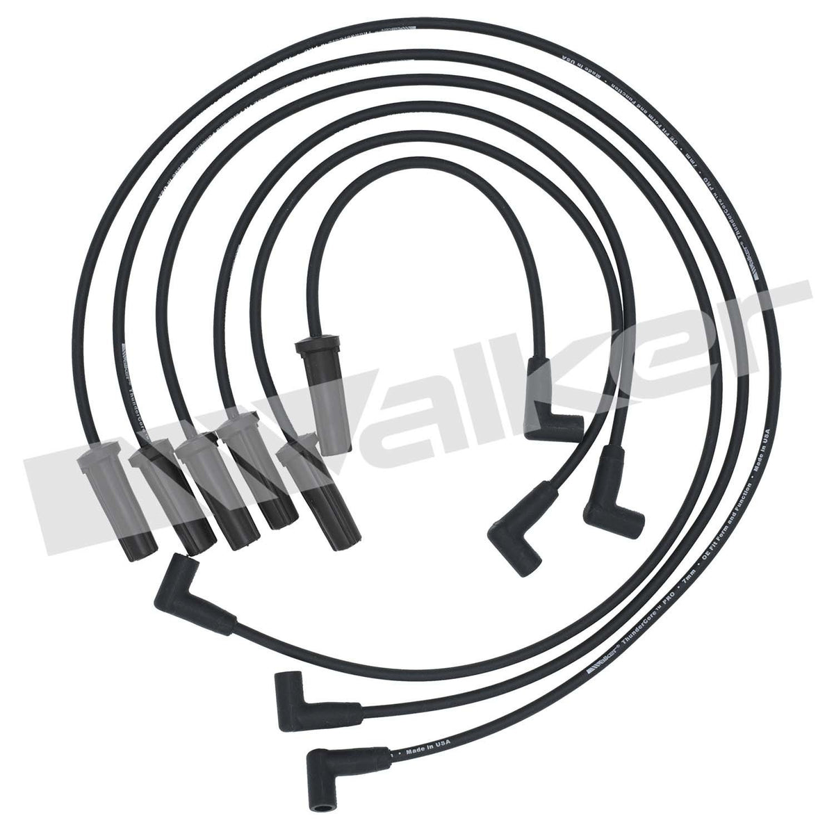 Walker Products ThunderCore PRO 924-1367 Spark Plug Wire Set 7MM 6-CYL 924-1367