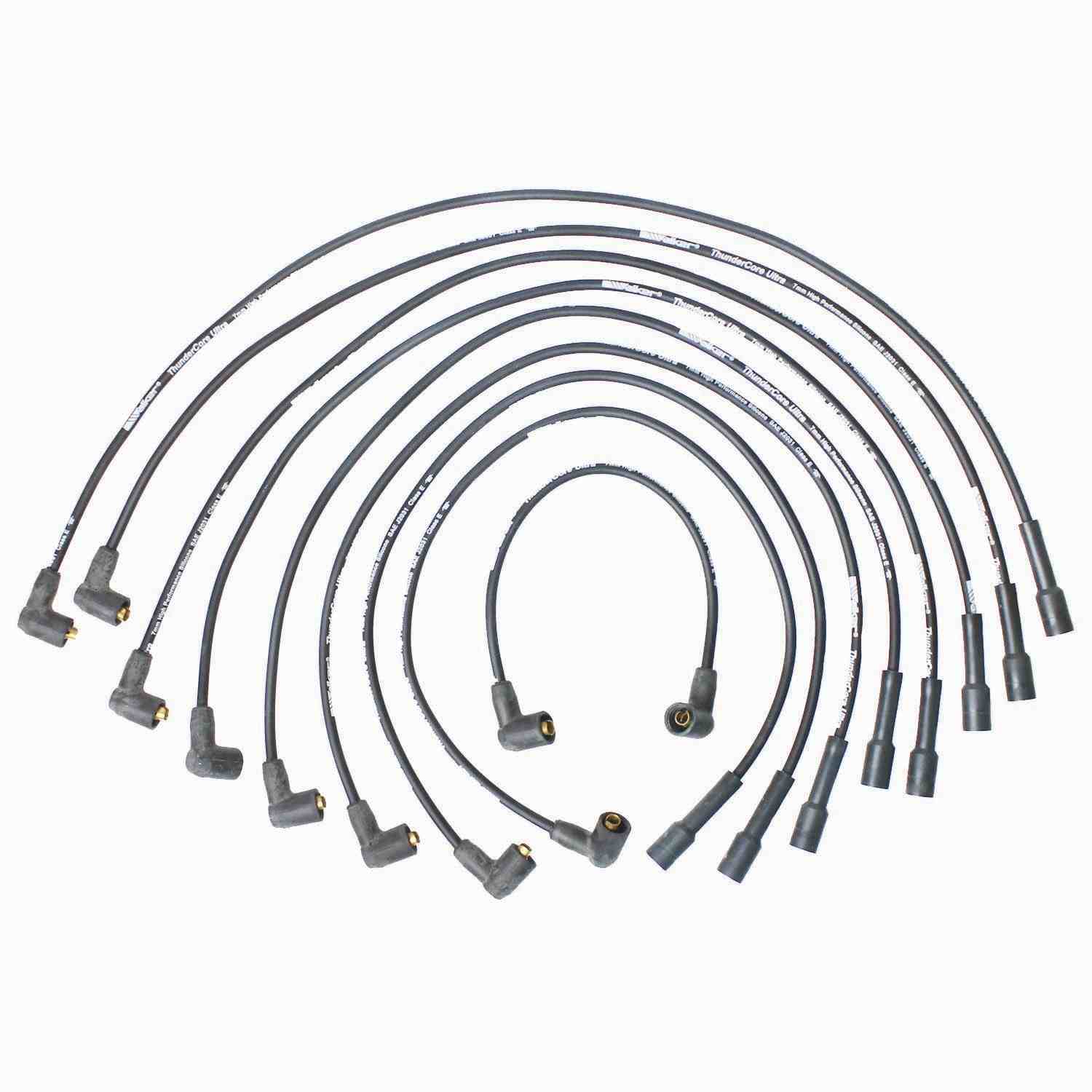 Walker Products ThunderCore PRO 924-1396 Spark Plug Wire Set 7MM 8-CYL 924-1396