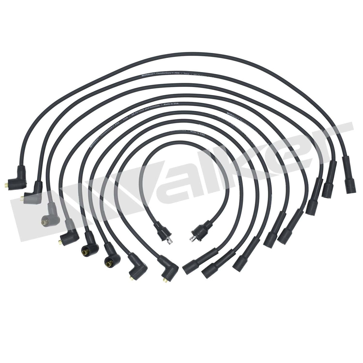 Walker Products ThunderCore PRO 924-1396 Spark Plug Wire Set 7MM 8-CYL 924-1396