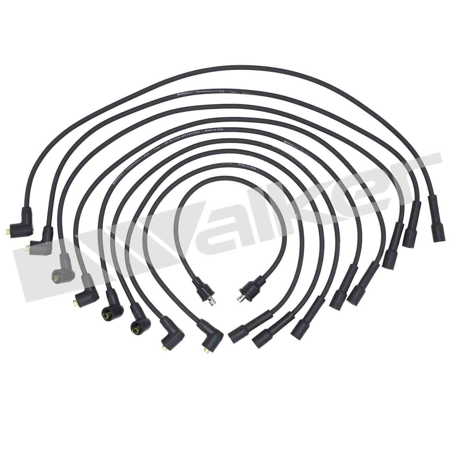 Walker Products ThunderCore PRO 924-1396 Spark Plug Wire Set 7MM 8-CYL 924-1396